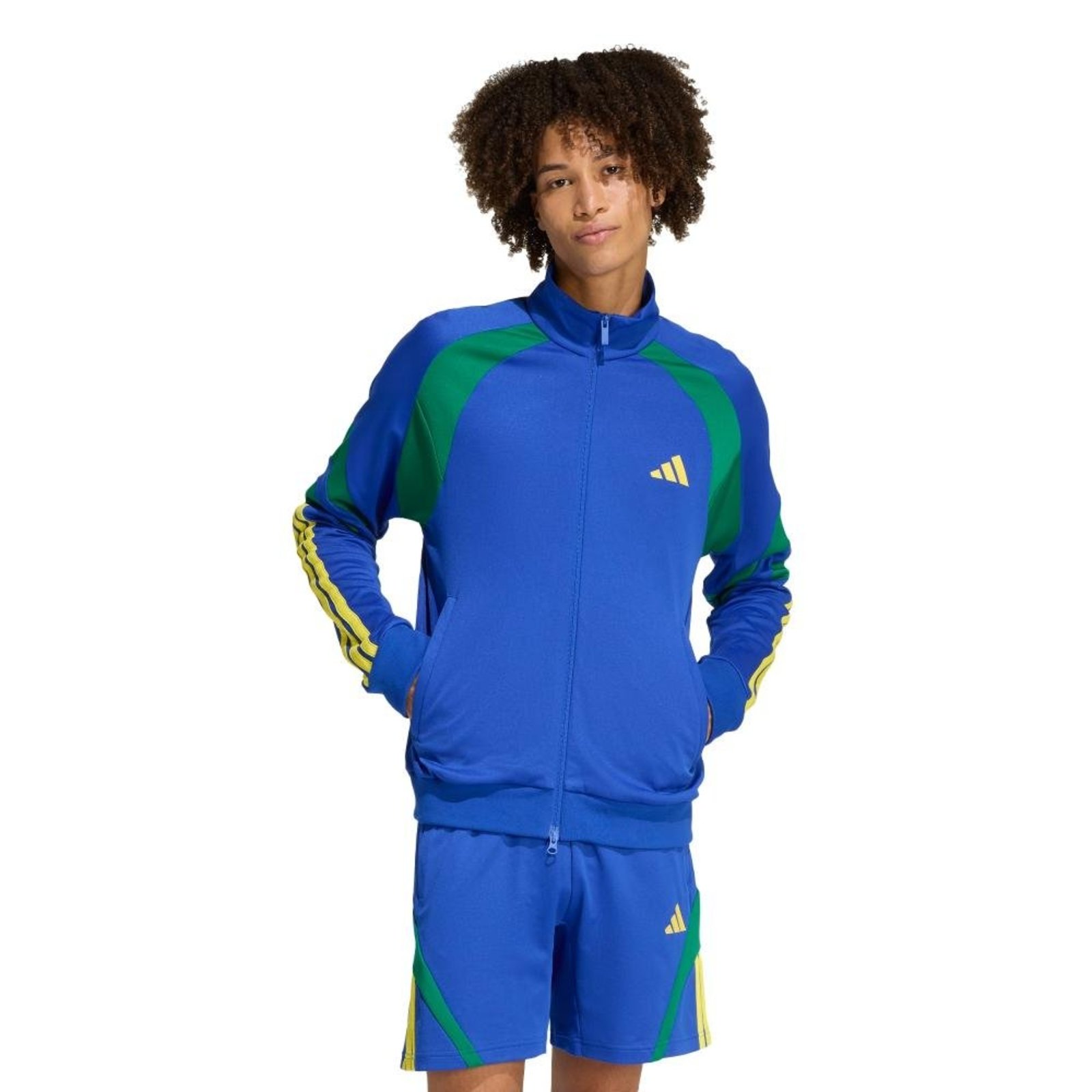 Jaqueta House of Tiro Nations Pack adidas Sportswear Azul