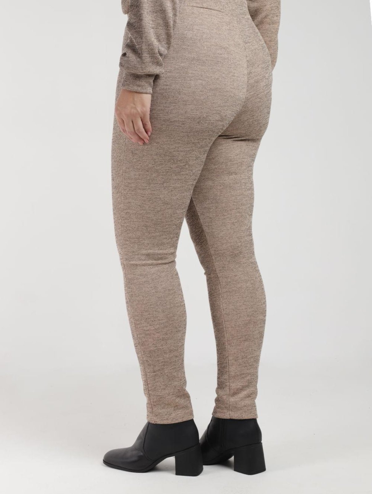 Vista 3 Calça Reta Plus Size Feminina Autentique bege Autentique bege