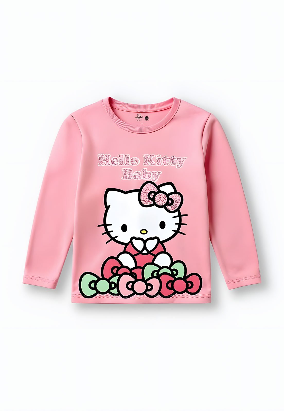 Blusa Brandili Estampa Hello Kitty Rosa