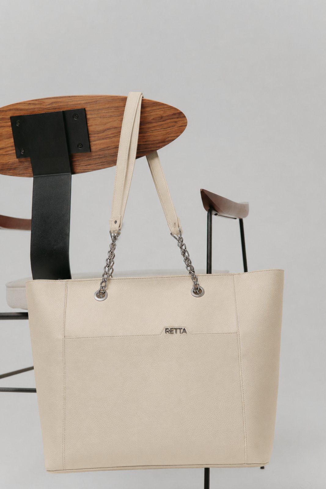 Bolsa Sacola Com Bolso Externo Grande Ombro e Mão Retta Oficial