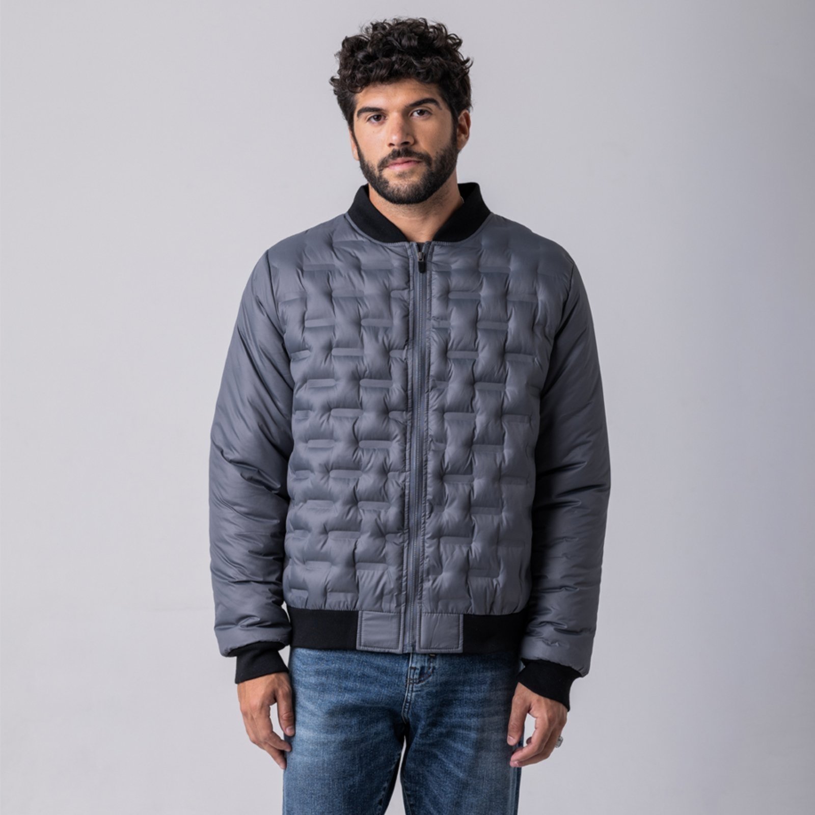Jaqueta Masculina Street Rock e Soda Chumbo