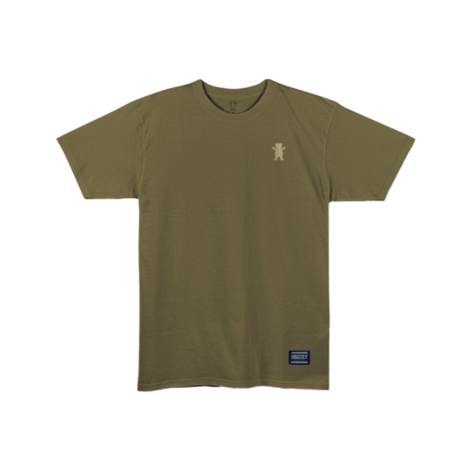Camiseta Grizzly Mini Og Bear Tee II - KHAKI