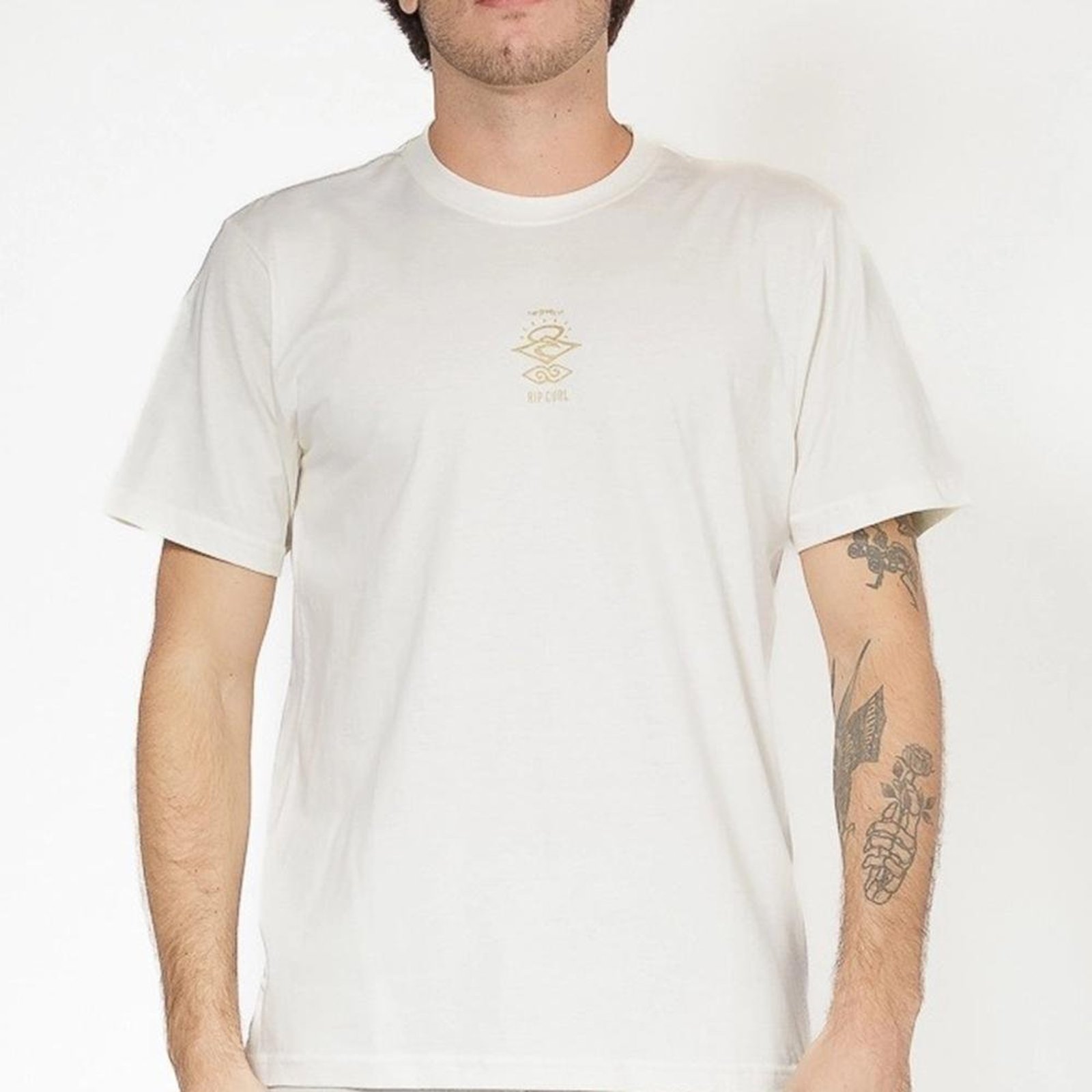 Camiseta Rip Curl Reveillon The Search SM26 Masculina Branco