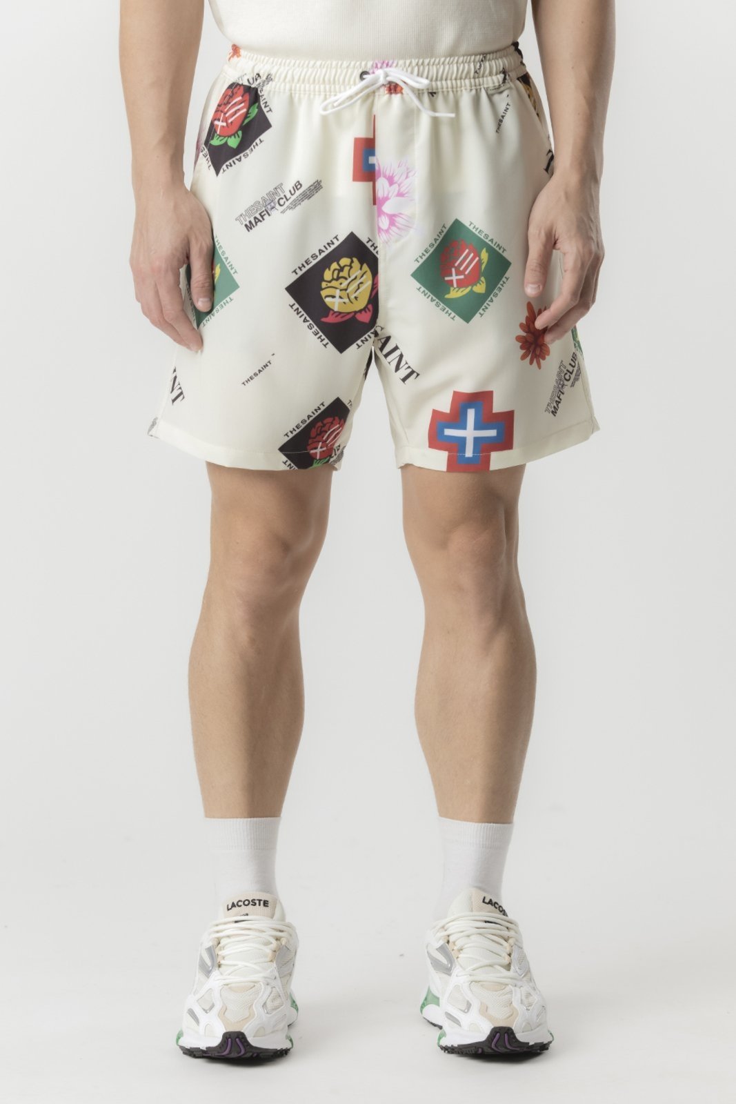 Shorts Nylon Sacred Estampado THESAINT