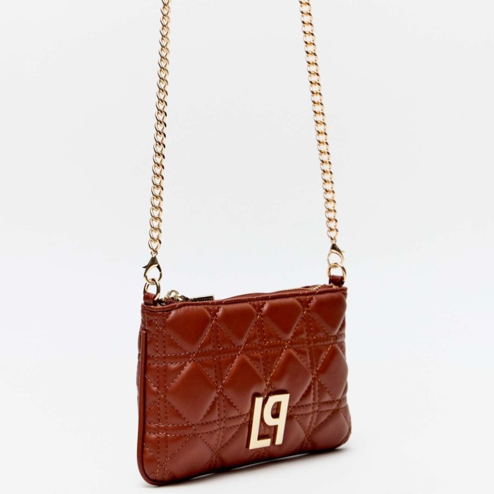 Bolsa Crossbody Lança Perfume Mini Ve26 Marrom Feminino