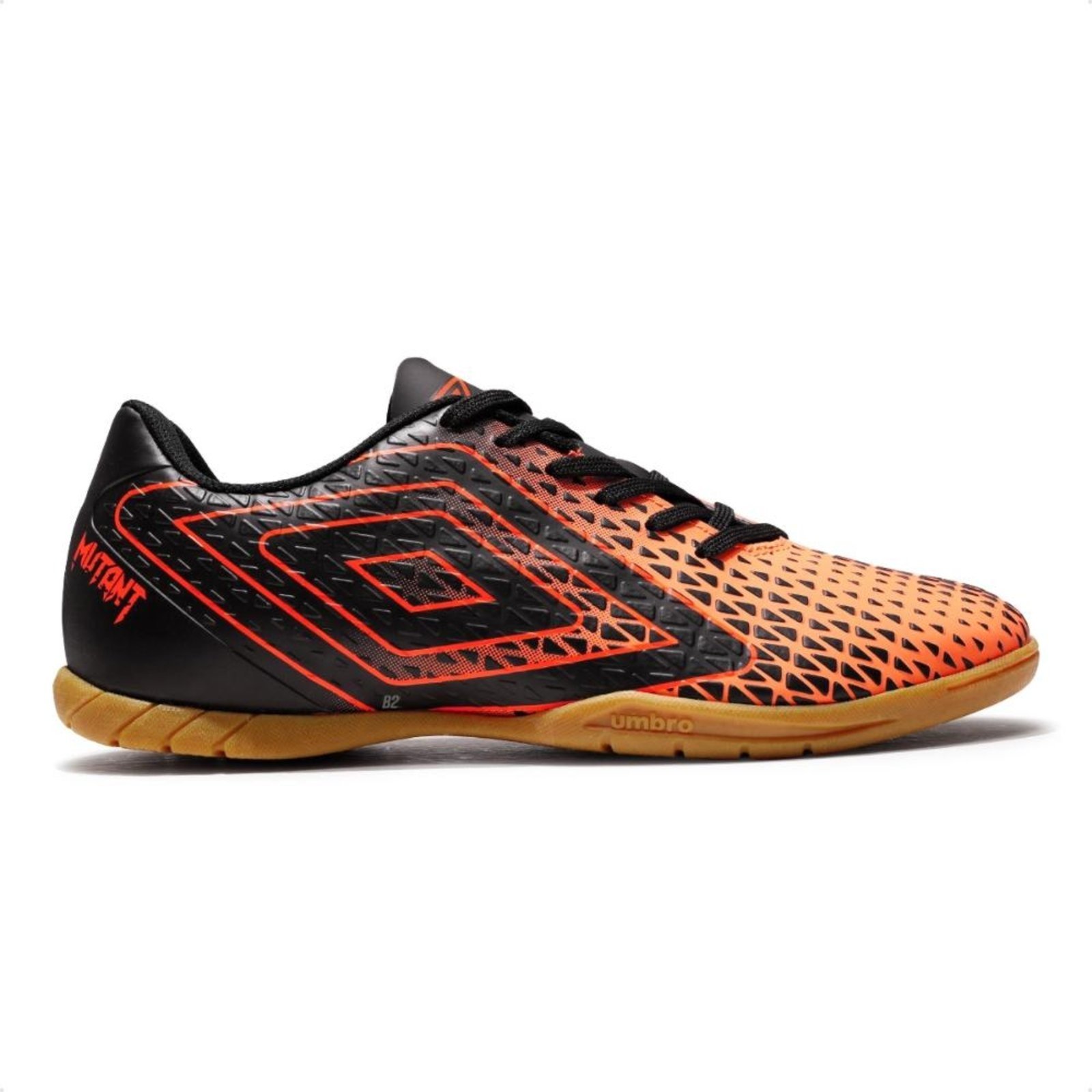 Chuteira Futsal Umbro Mutant Masculino Laranja