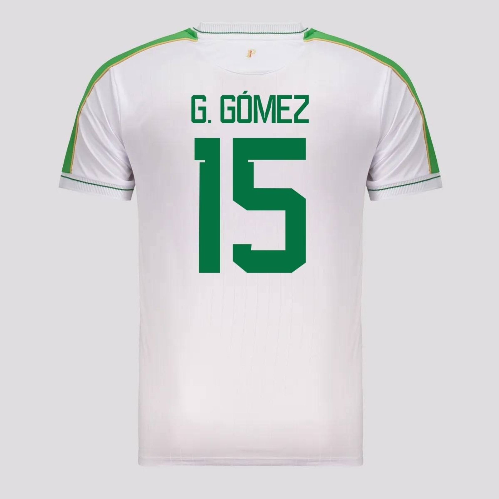 Camisa Palmeiras Ultra I Branca e Verde 15 Gustavo Gómez
