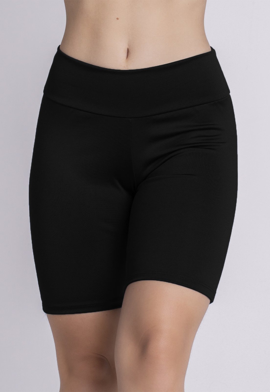 Vista 3 Bermudinha Serra e Mar Modas Legging Fitness preto SERRA E MAR MODAS preto
