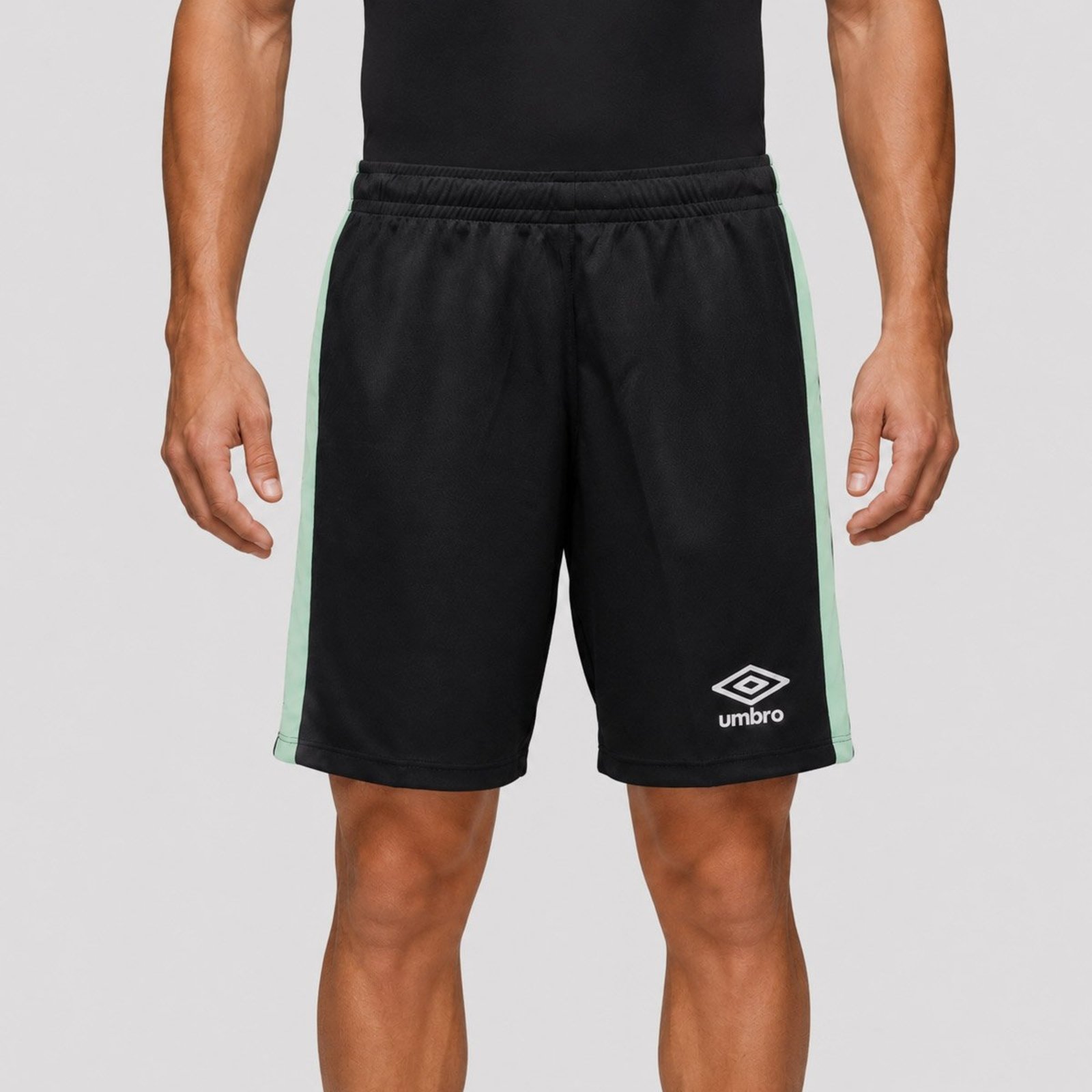 Calção Umbro Pro 5 Preto e Verde