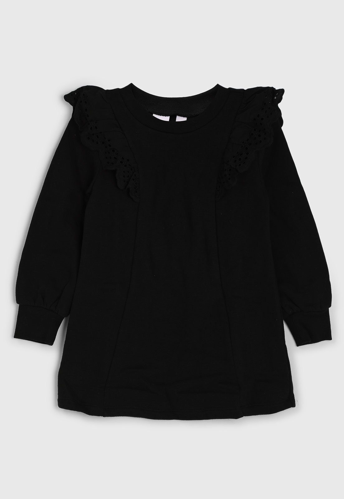 Infantil - Vestido GAP Babados Preta