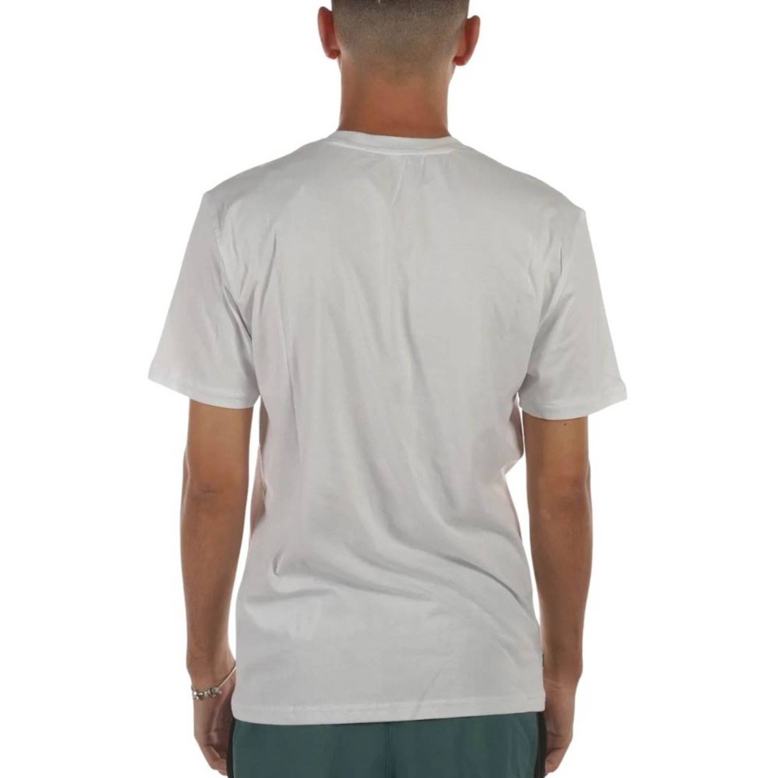 Vista 3 Camiseta Masculina New Balance Essentials Branca branco New Balance branco