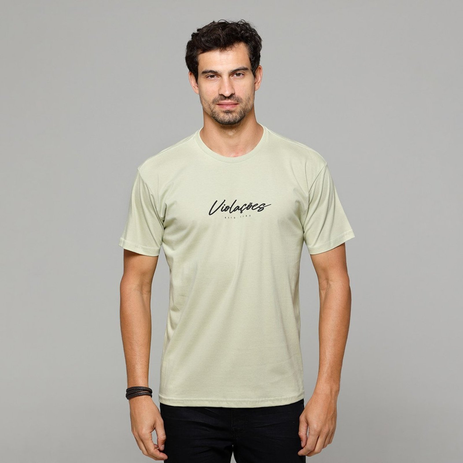 Camiseta Masculina Regular Manga Curta Logo VLCS