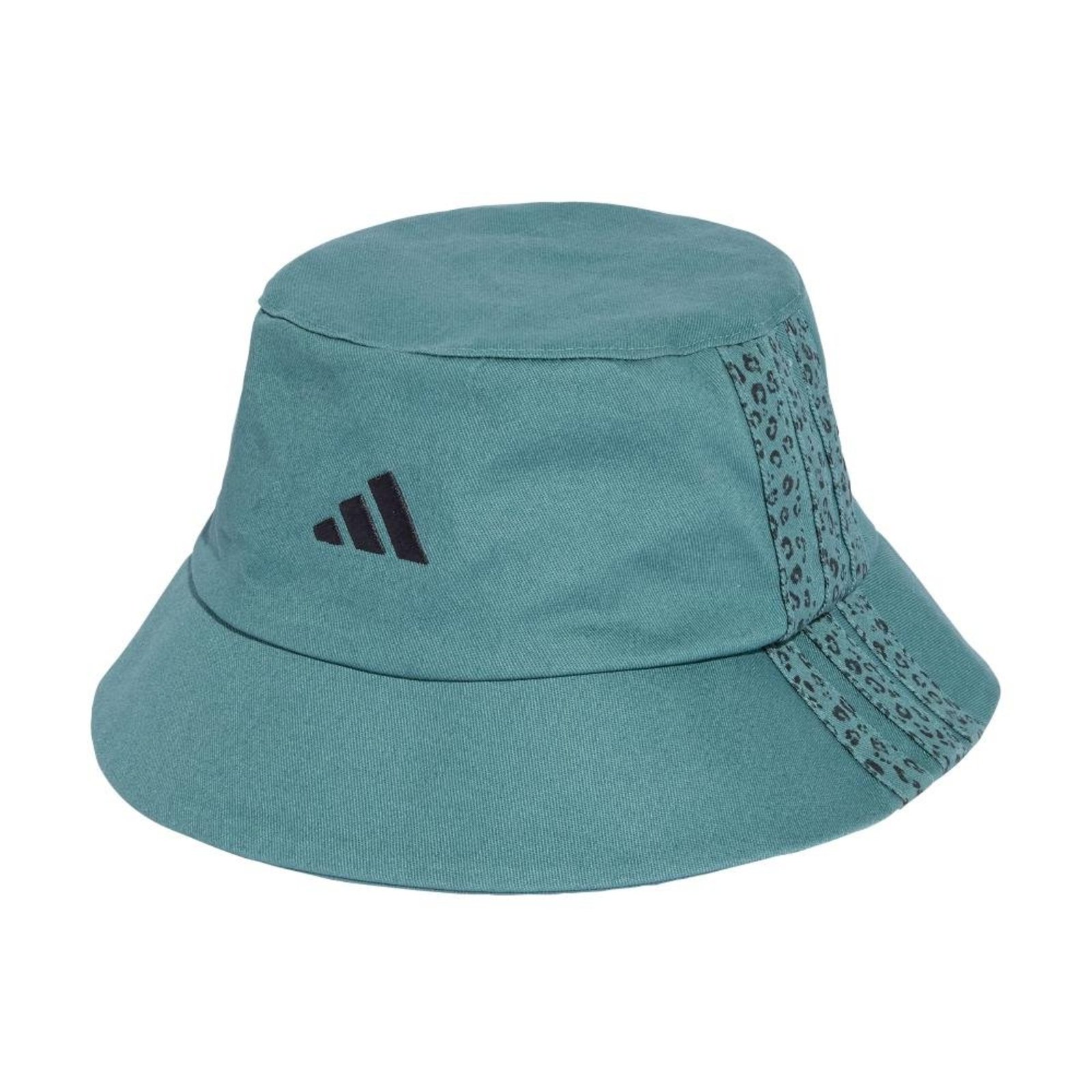 Chapéu Bucket Estampa Leopardo adidas Sportswear Três Listras adidas Performance Verde
