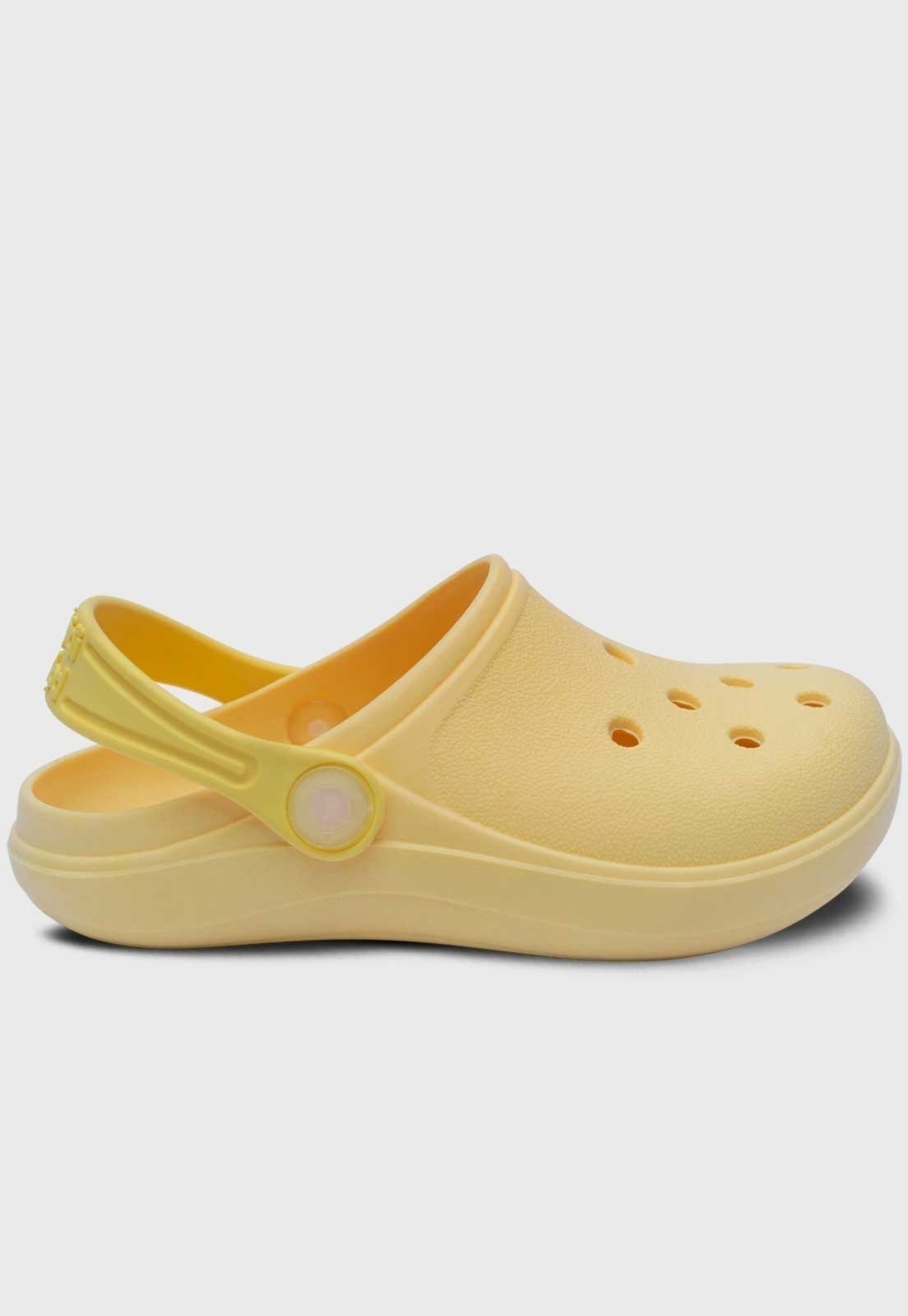 Vista 3 Infantil - Kit Bolsa e Sandalia Babuche Chinelo Pópidi Menina e Glitter amarelo/prata Pópidí amarelo/prata