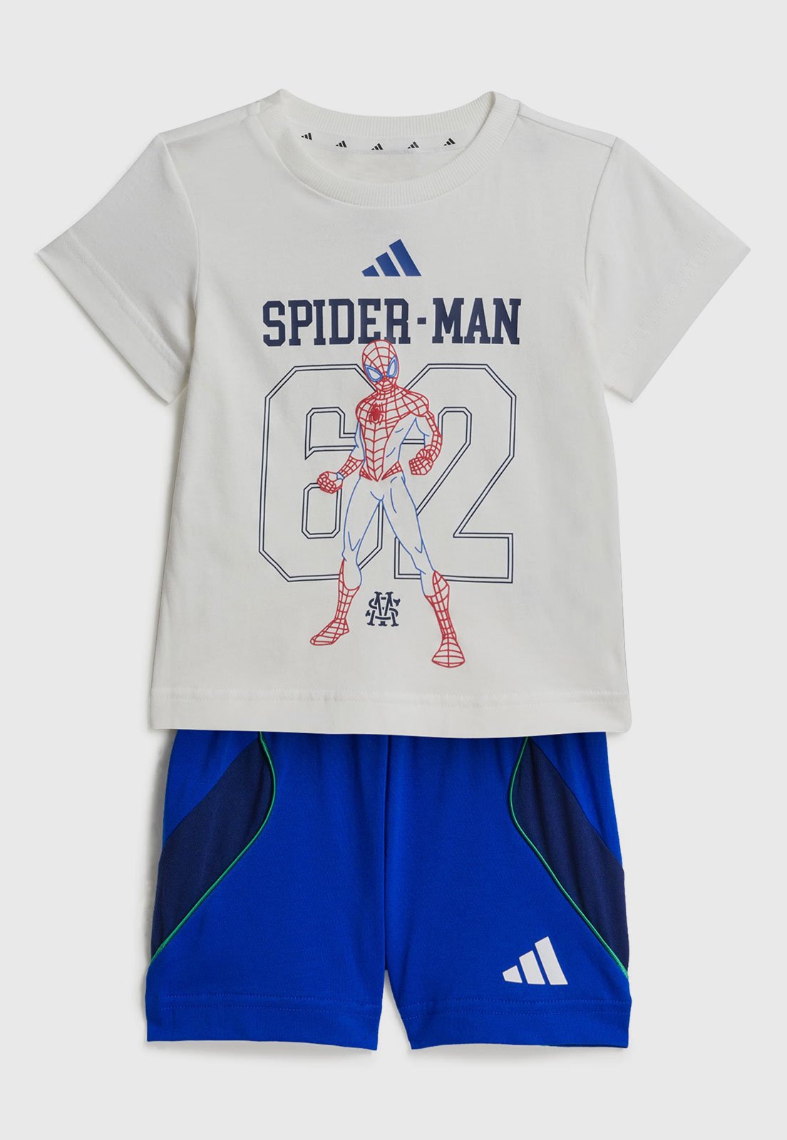 Conjunto Curto adidas Sportswear SpiderMan Azul