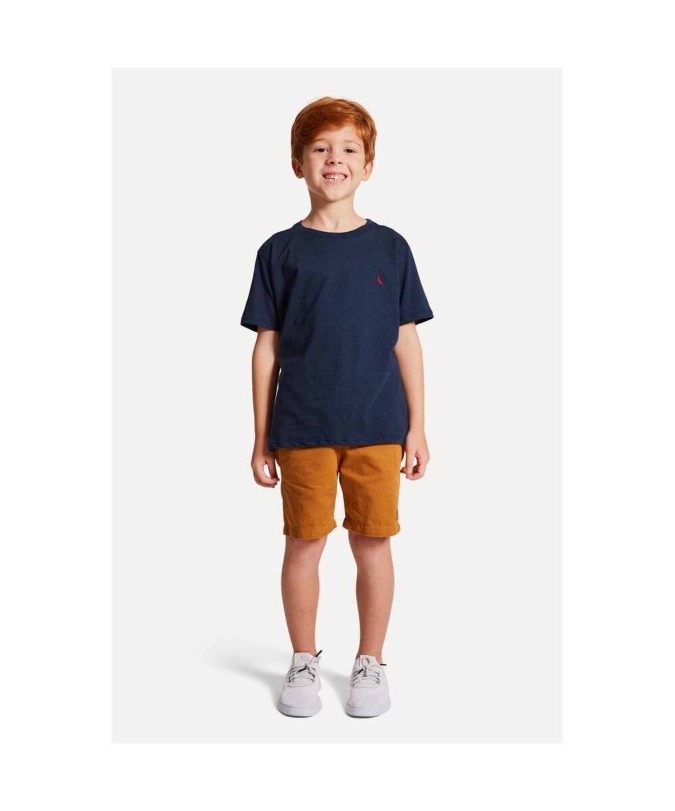 Infantil - Camiseta Brasa Pica-Pau Bordado Reserva Mini Azul Marinho