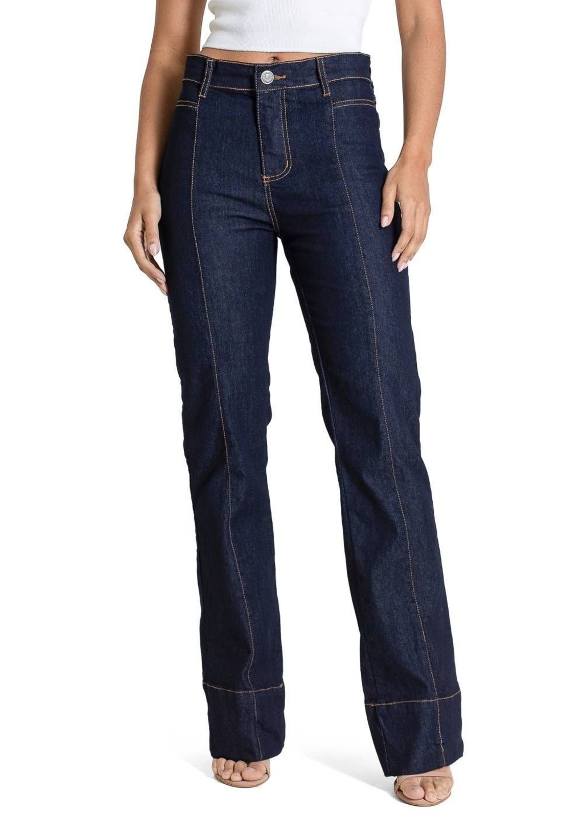 Calça Jeans Sawary Boot Cut - 283668 - Azul - Sawary