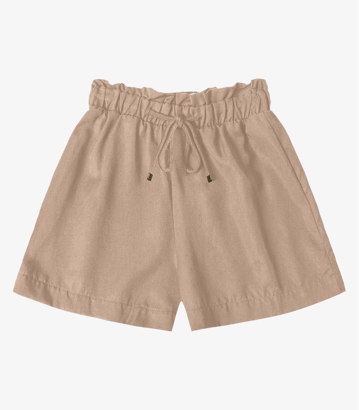 Infantil – Shorts Clochard Feminino Minty Marrom