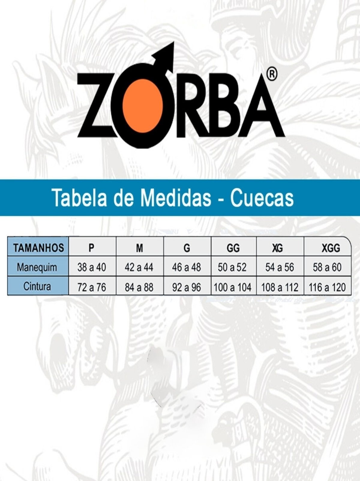 Vista 3 Kit com 2 Cuecas Boxer Zorba 781 Mescla cinza Zorba cinza