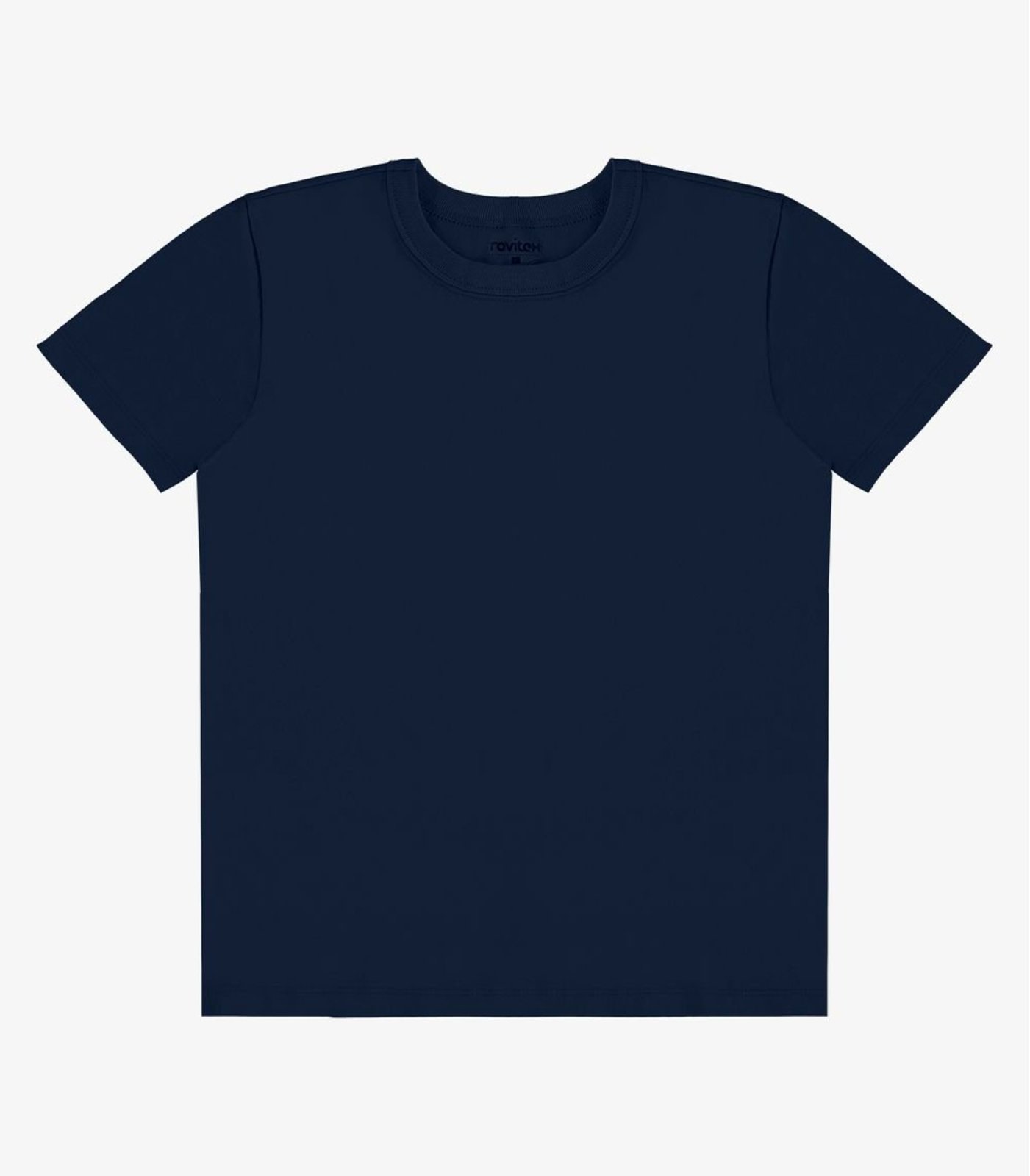 Infantil – Camiseta Masculina Básica Rovi Azul