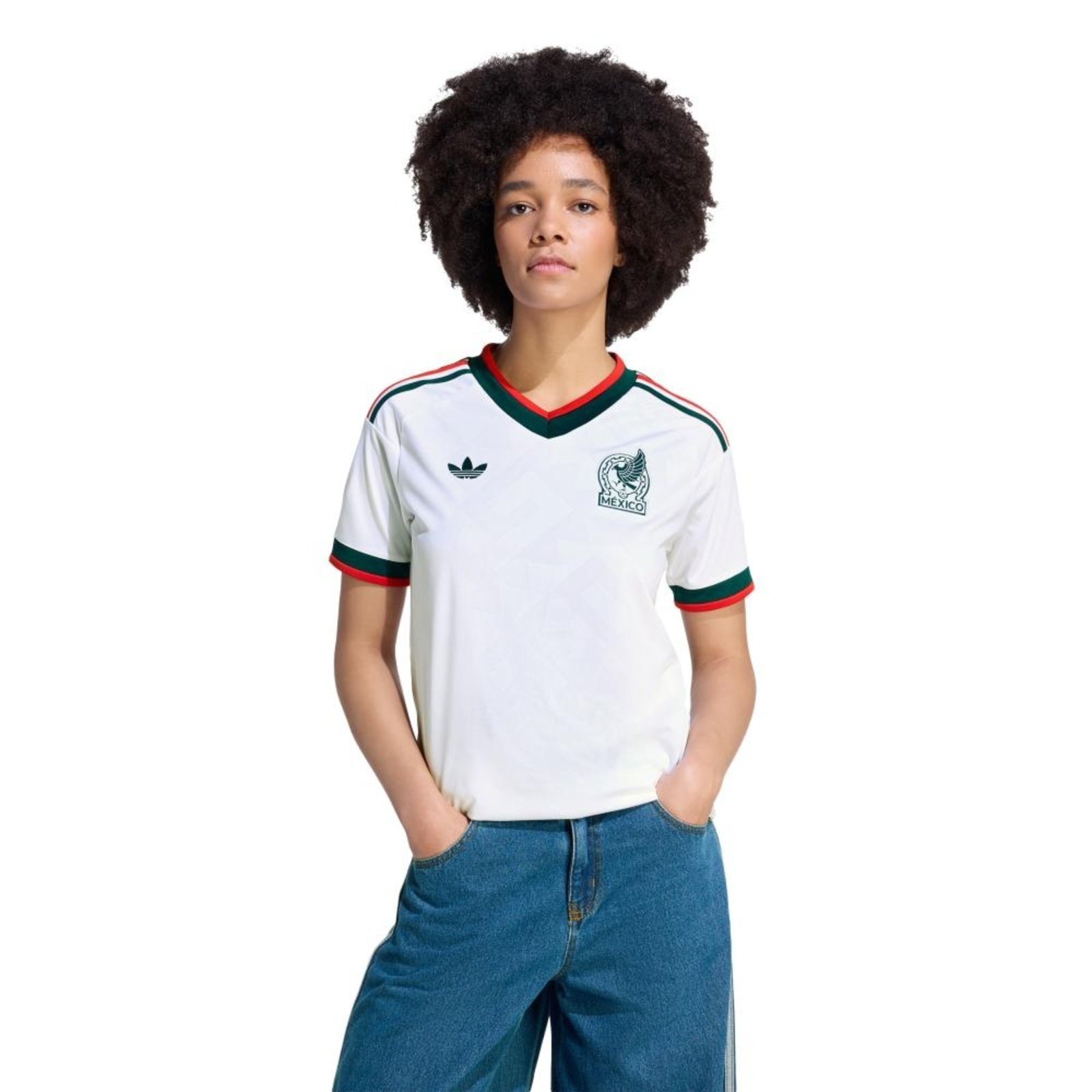 Camisa II Seleção Nacional do México 26 adidas Performance Branco