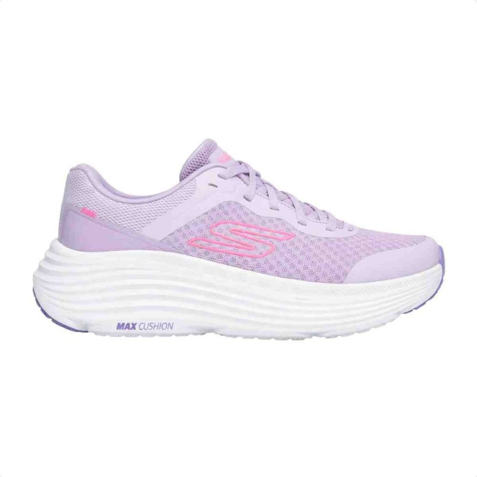 Tenis De Corrida Feminino Skechers Max Cushioning Endeavour Lavanda