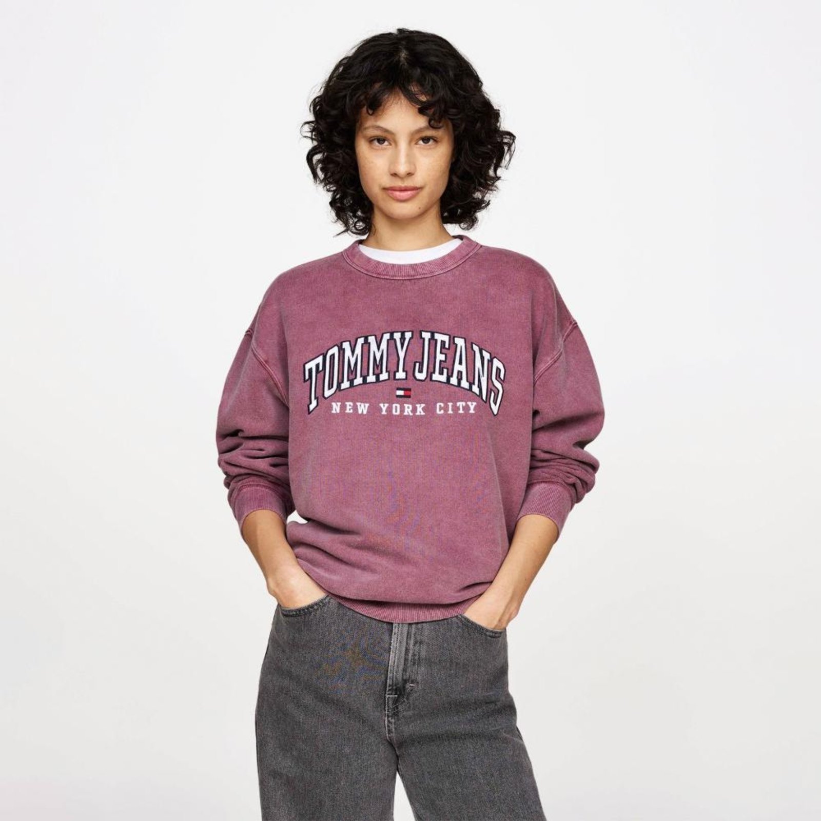 Moletom Relaxed Varsity Tommy Jeans – G