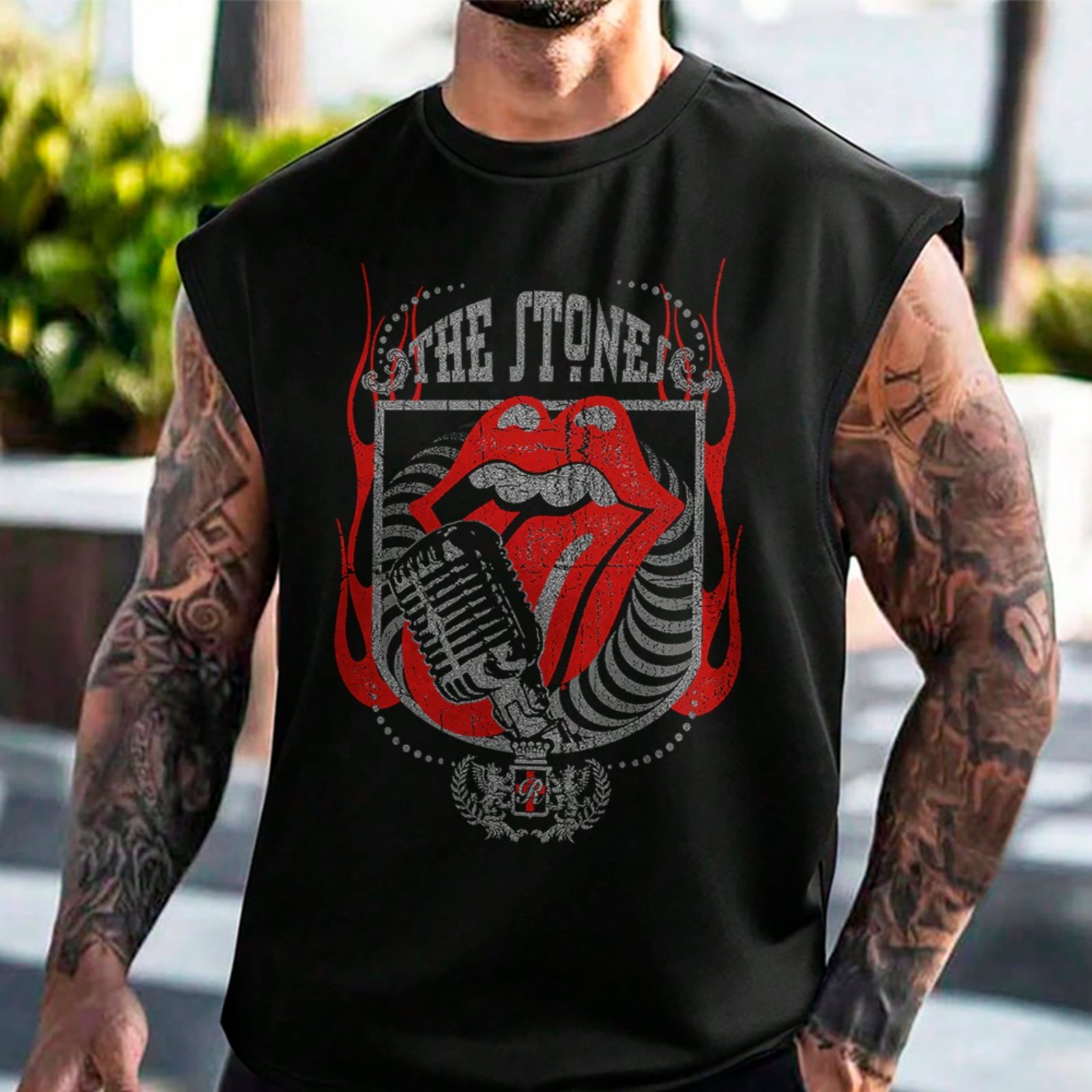 Camiseta Regata Machão Japão Grua Minimalista Street Oriental Preto