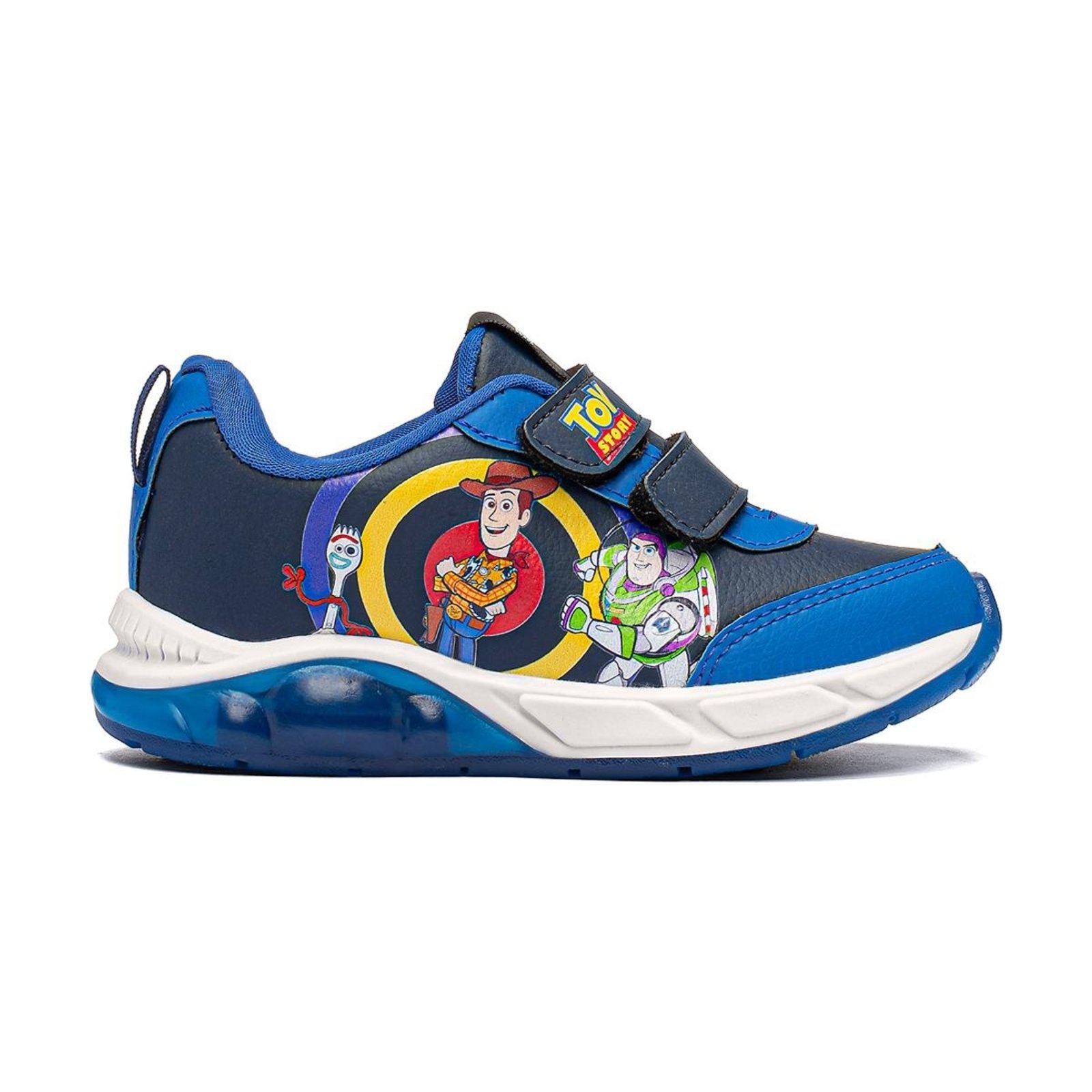 Infantil - Tênis Masculino Toy Story Disney Pixar Azul Solado Confortável 24 ao 31