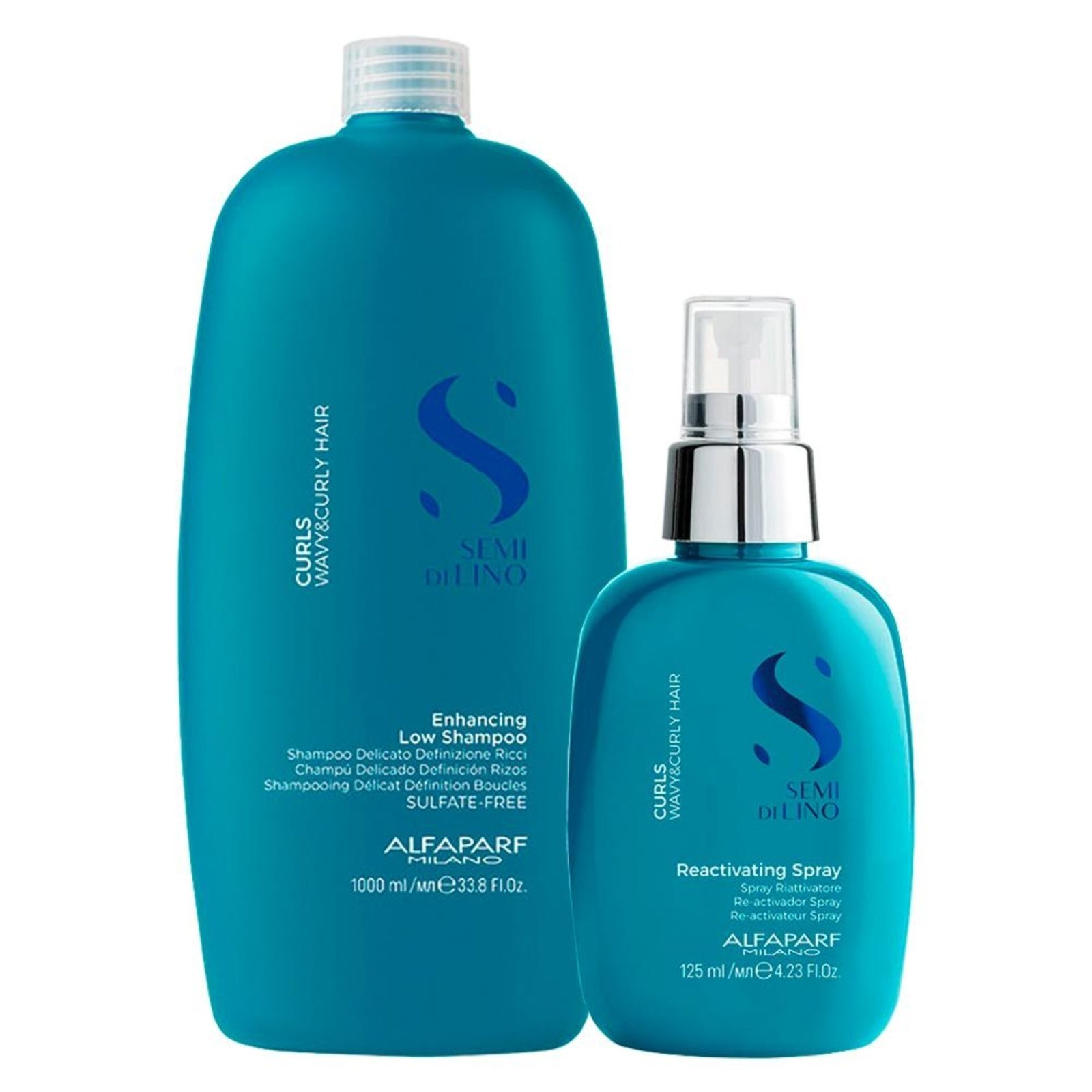 Alfaparf Semi Di Lino Curls Shampoo e Spray