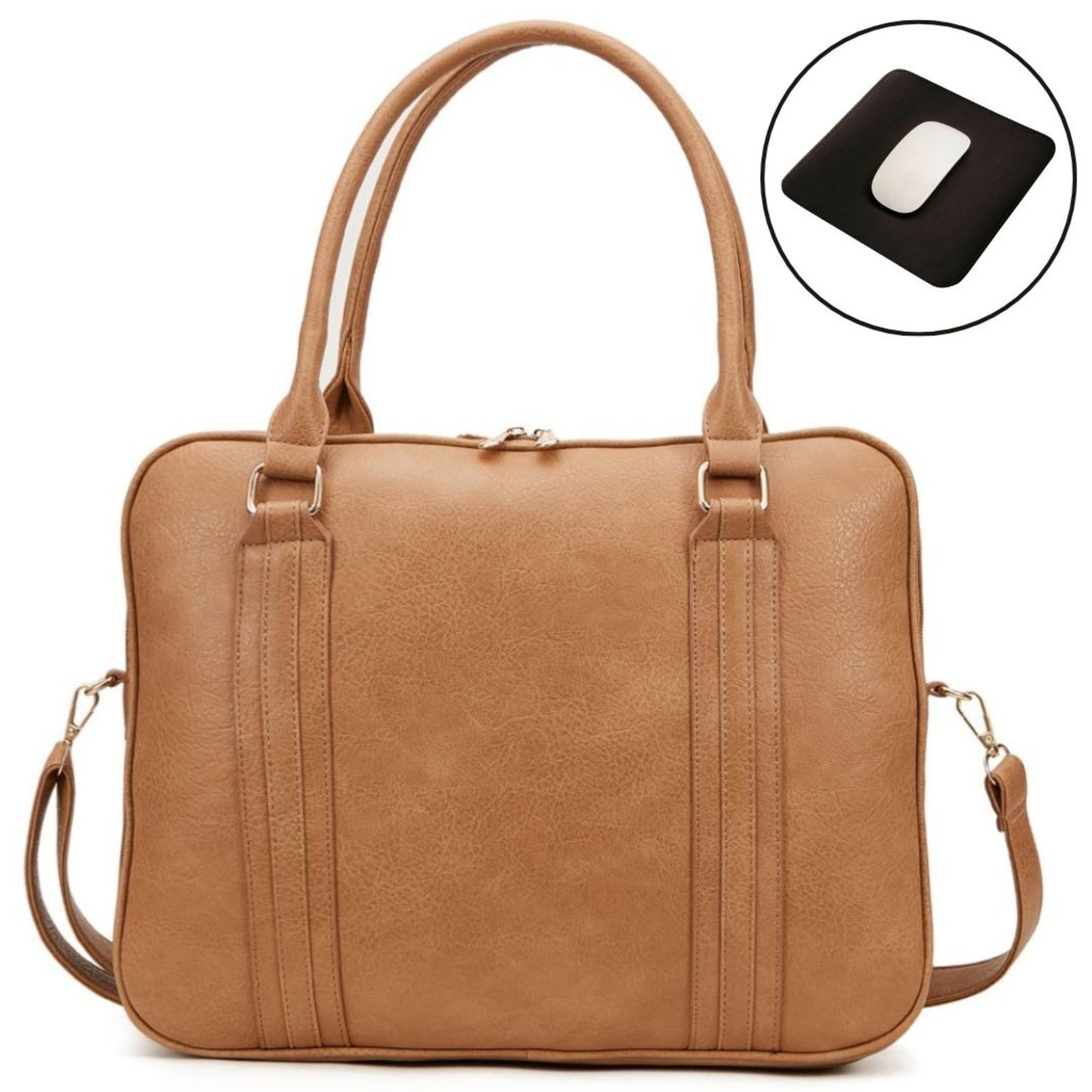 KIit Bolsa De Notebook Grande Pasta Executiva Maleta Case + Mousepad Star Shop