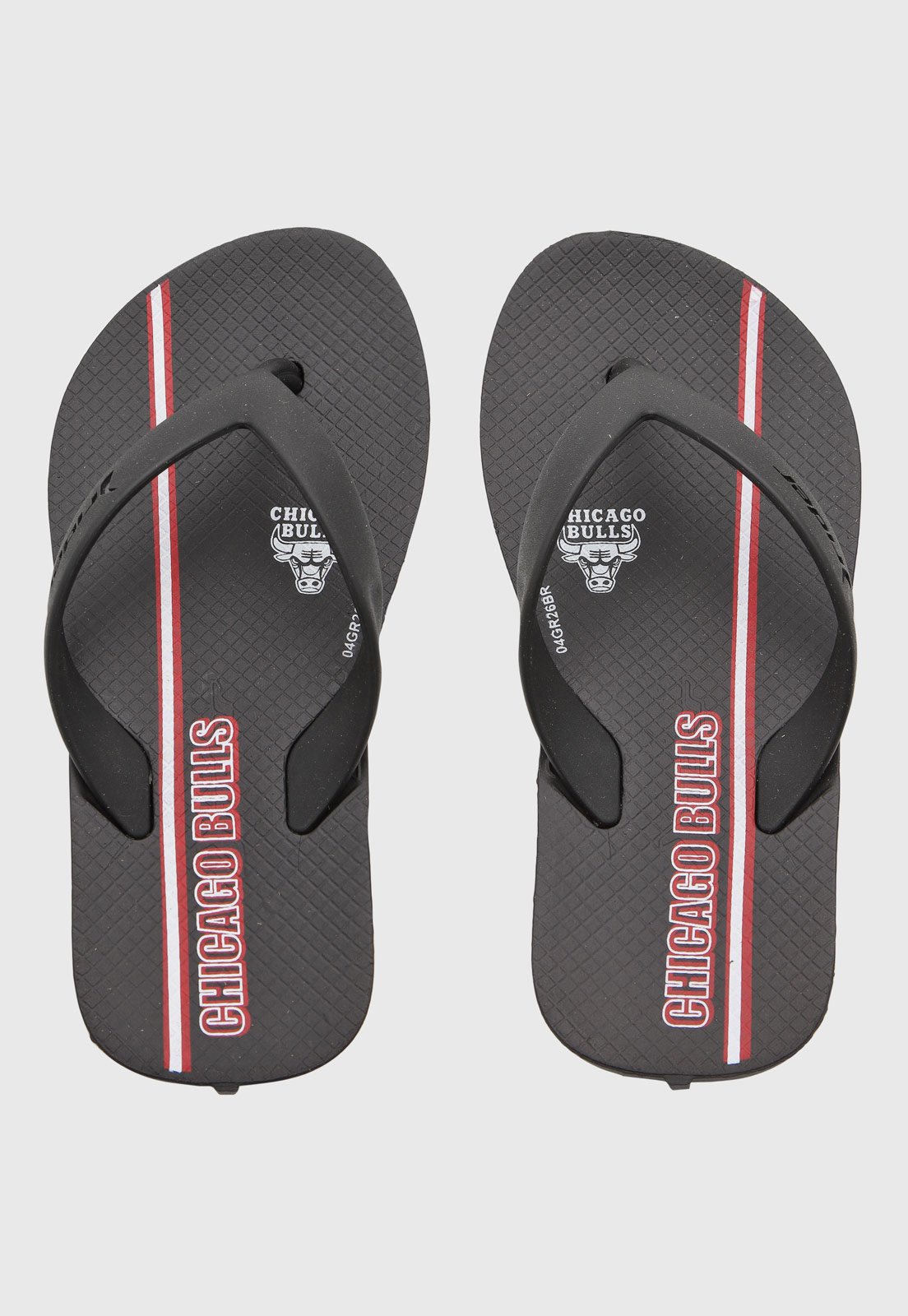 Infantil - Chinelo Rider NBA Chicago Bulls Preto