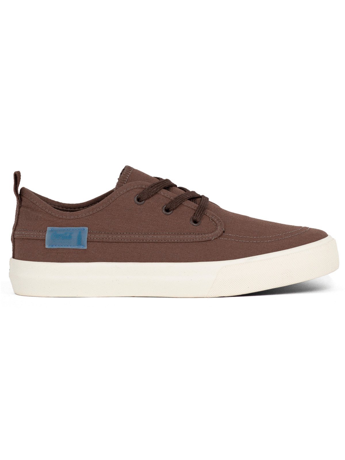 Tênis Masculino Coca Cola Casual Wing Canvas Confortável Lona Com Cadarço Marrom Brown