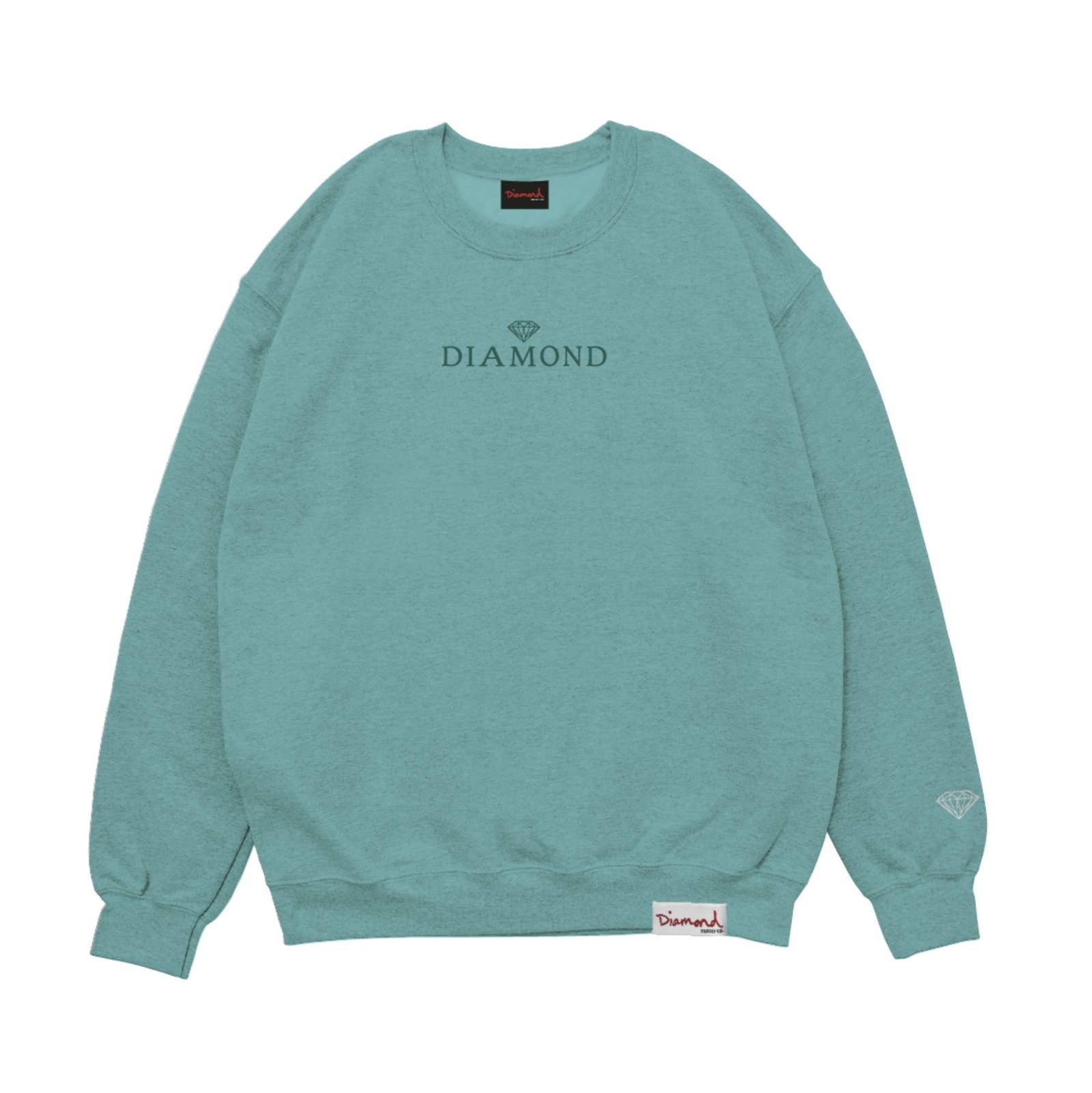 Moletom Diamond Classic Crew Neck - DIAMOND BLUE