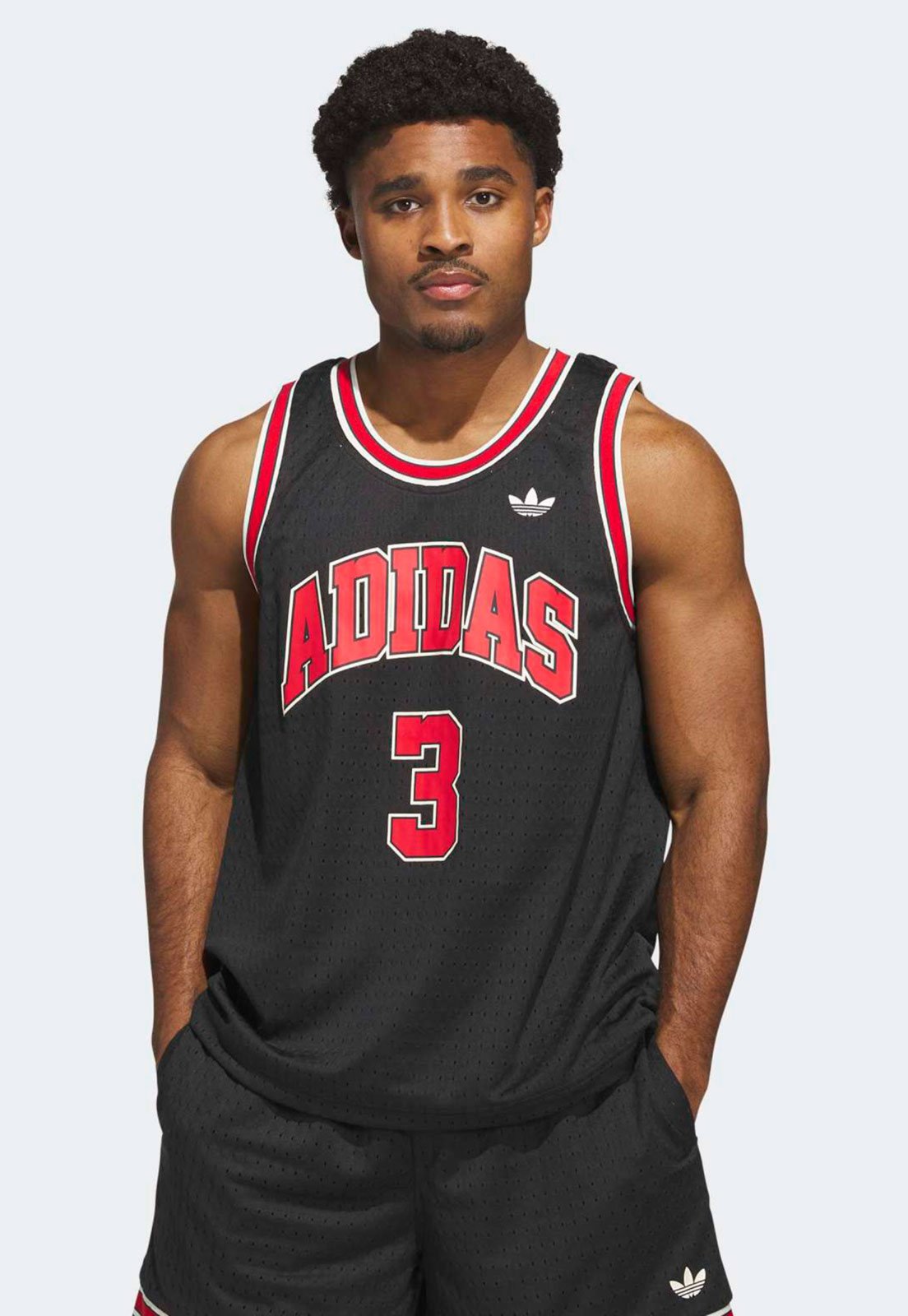 Regata Masculina adidas Originals Jersey Preta