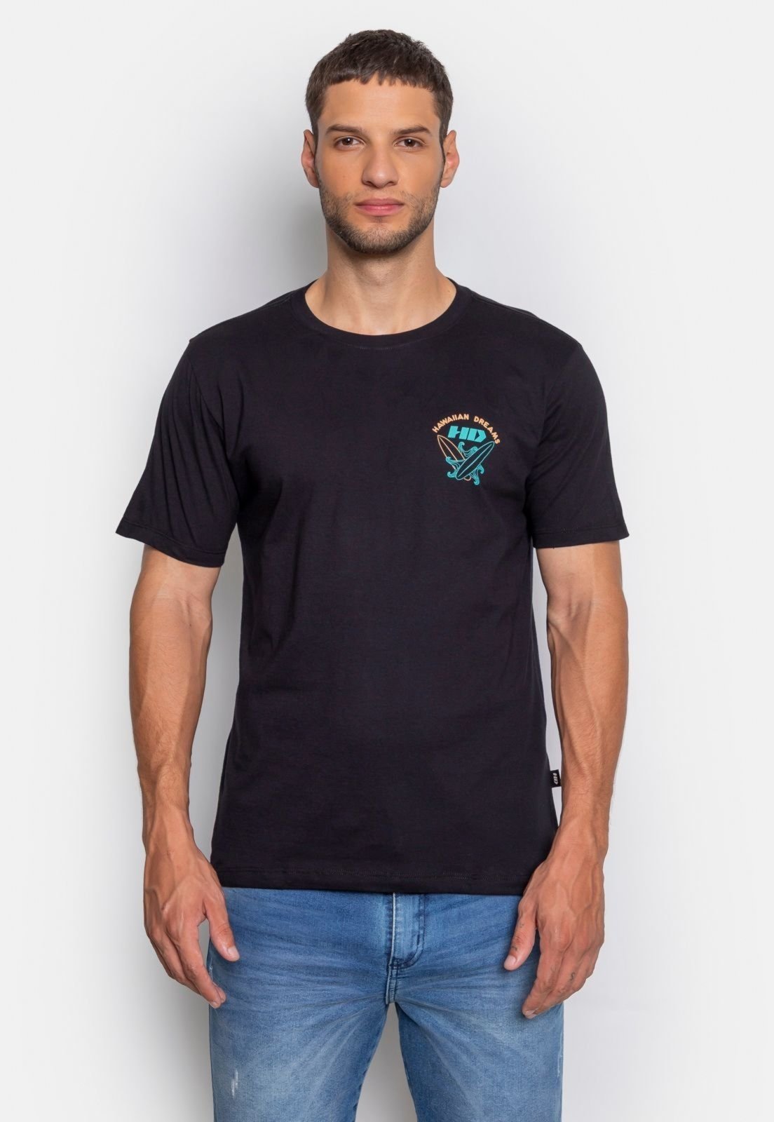 Camiseta HD Estampada Sculp Preta