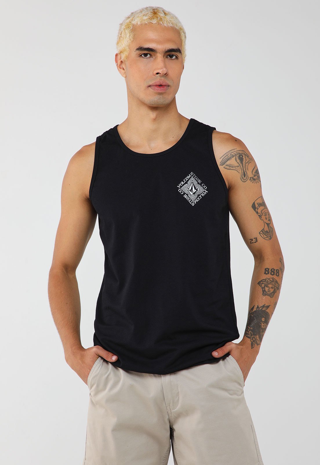 Regata Masculina Volcom Obtical Preta