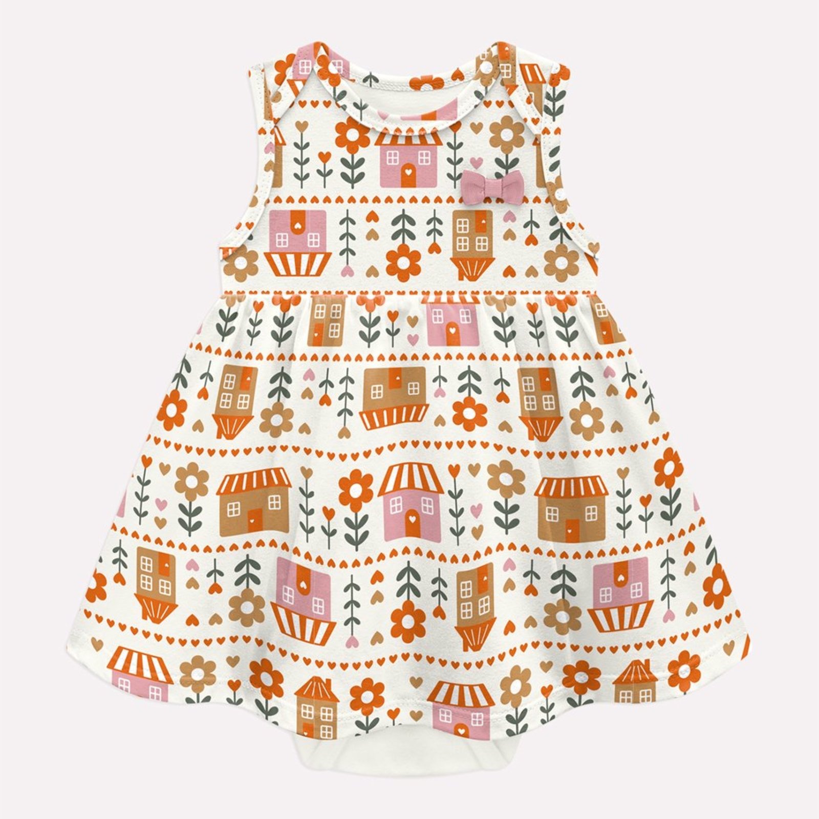Infantil - Vestido Menina Estampa Kyly