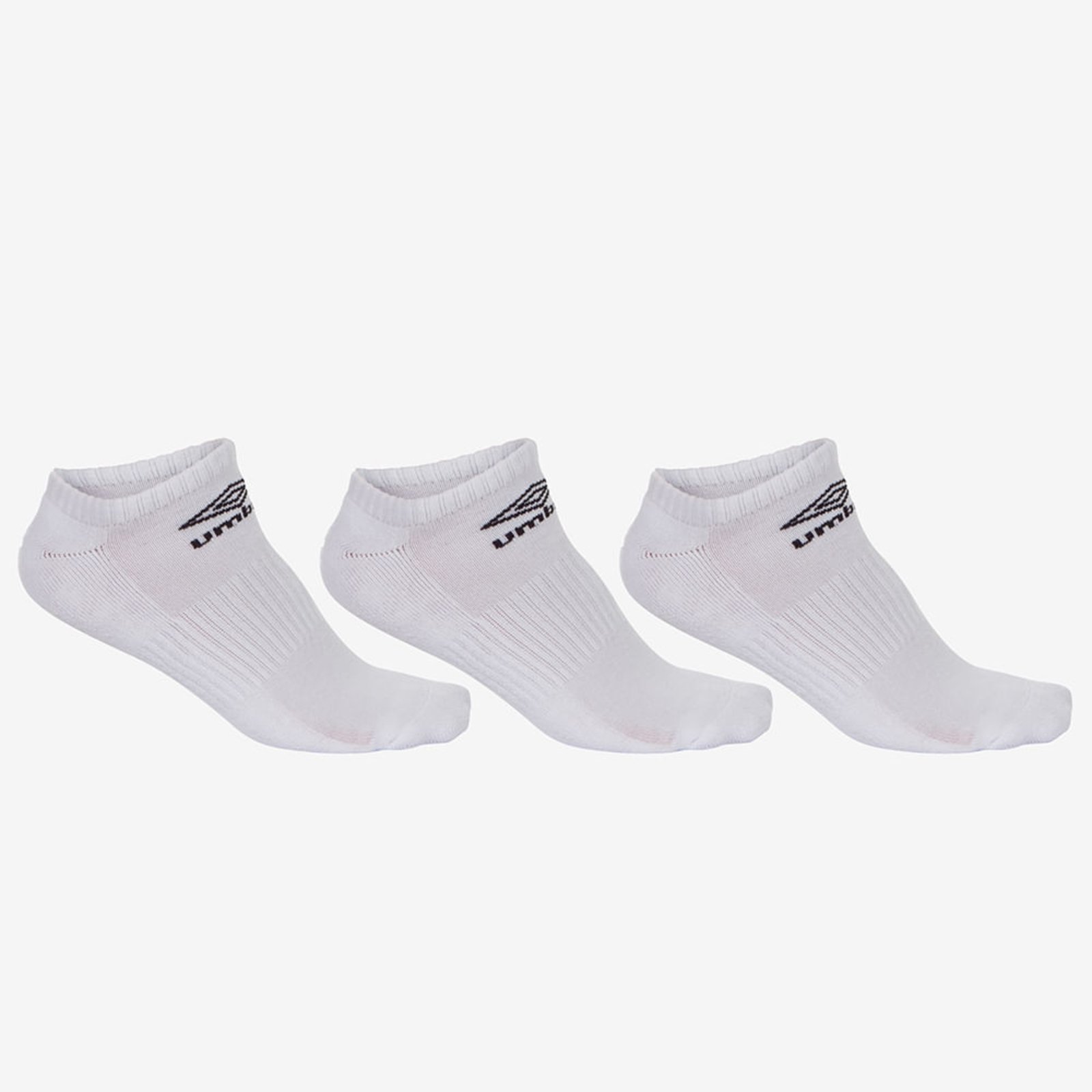 Vista 2 Umbro Tripack Unisex Umbro Cano Curto Umbro branco
