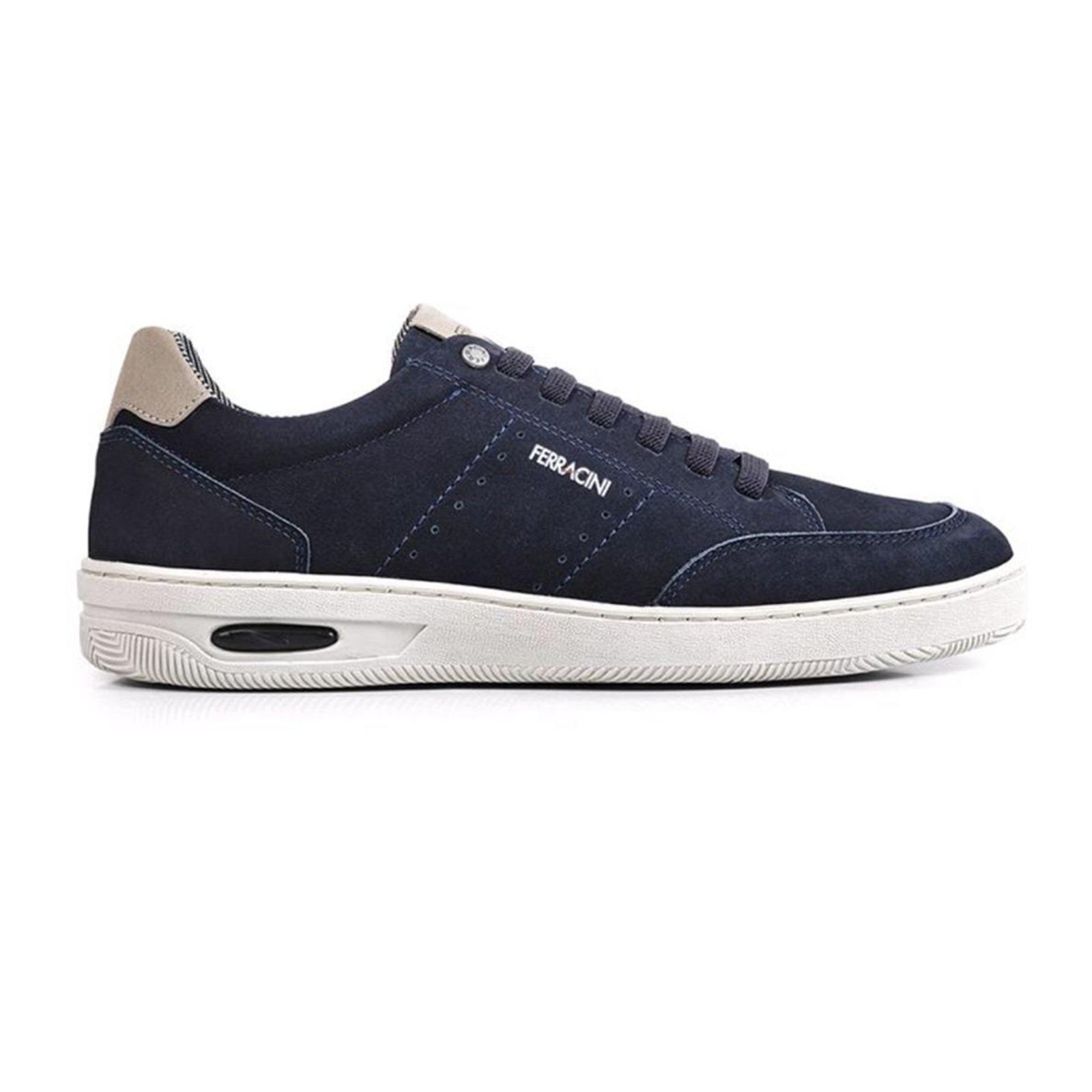 Sapatênis Ferracini Masculino de Couro Casual New Blady Marinho