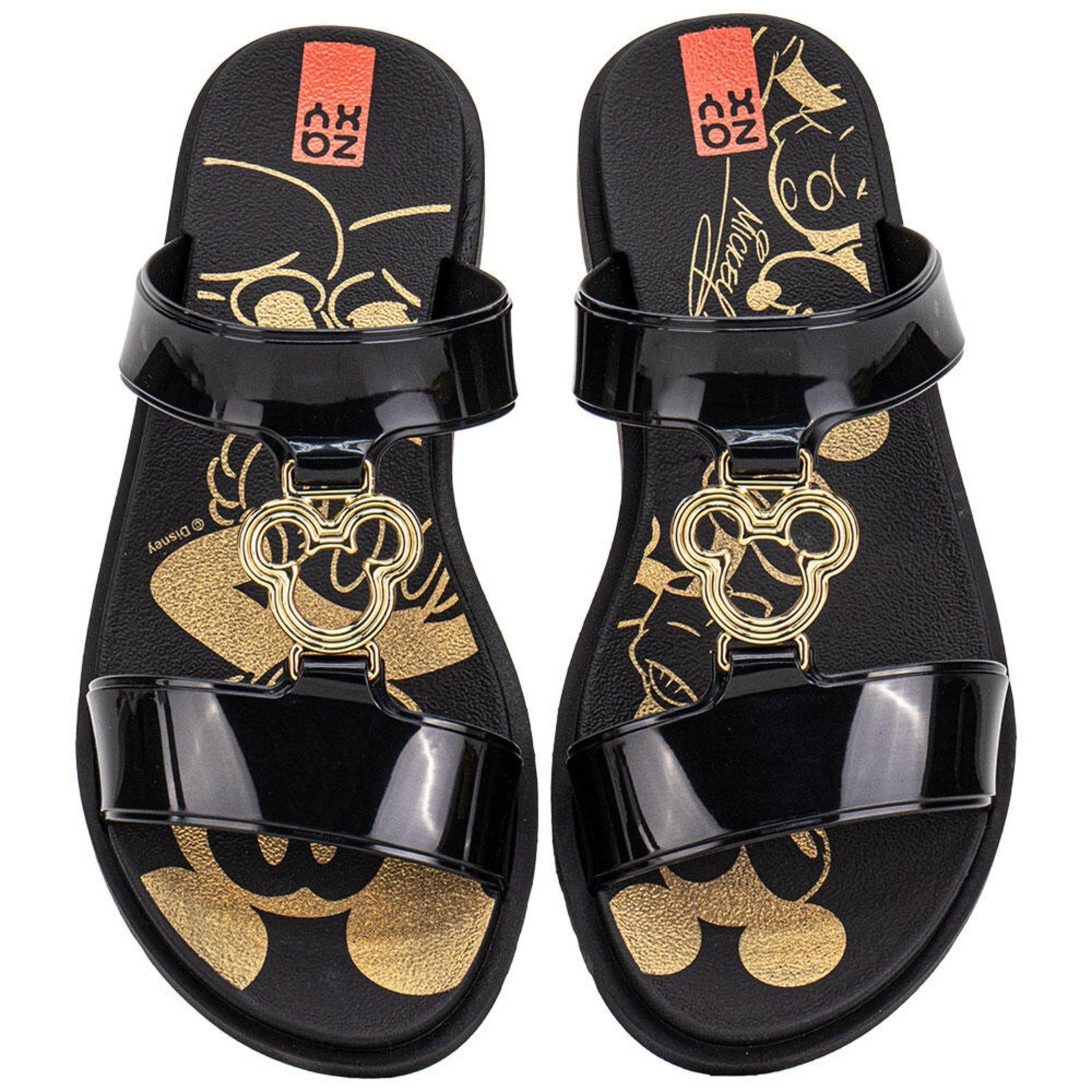Chinelo Feminino Slide Disney Mix Zaxy 19271 3299271 Preto