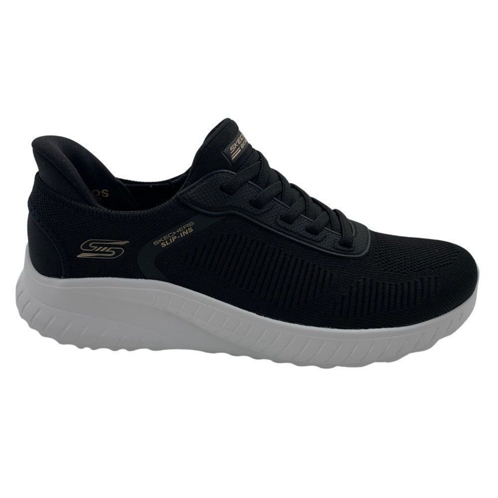 Tênis Skechers Feminino Slip-ins Bobs Squad Chaos Preto - Preto - Skechers