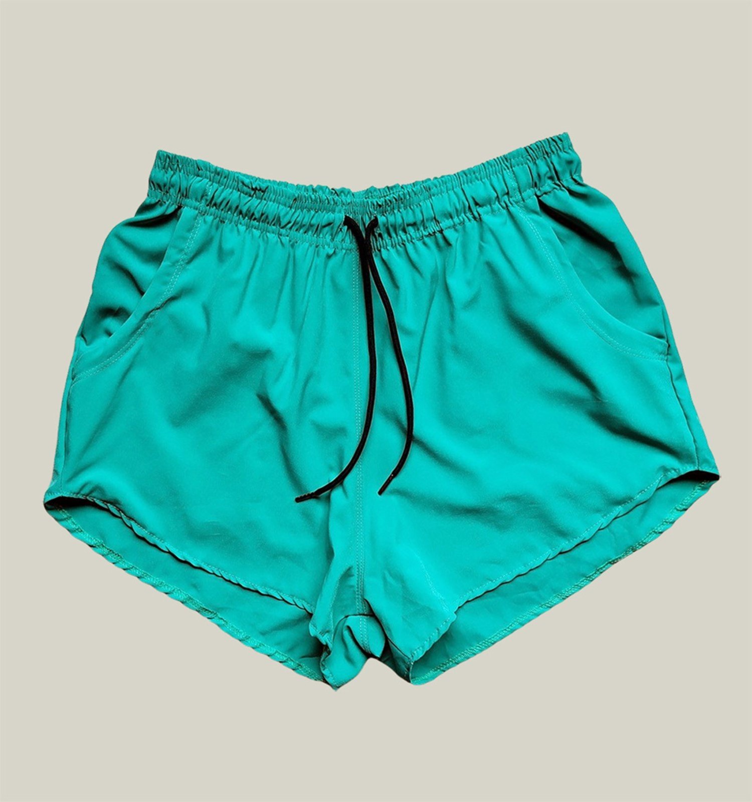 Shorts Praia Feminino Elastano Premium WSS Basic Verde