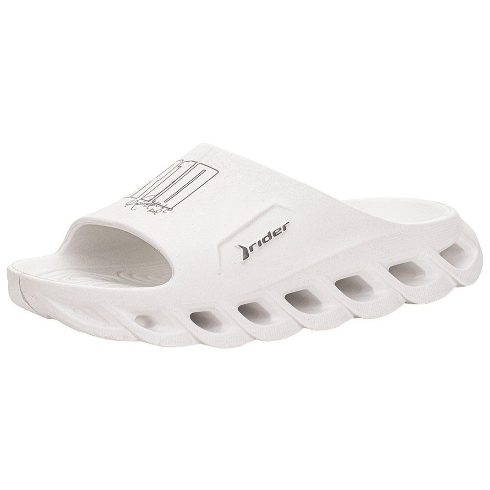 Chinelo Masculino Slide Lite R10 Rider 12629 A3292629 Branco