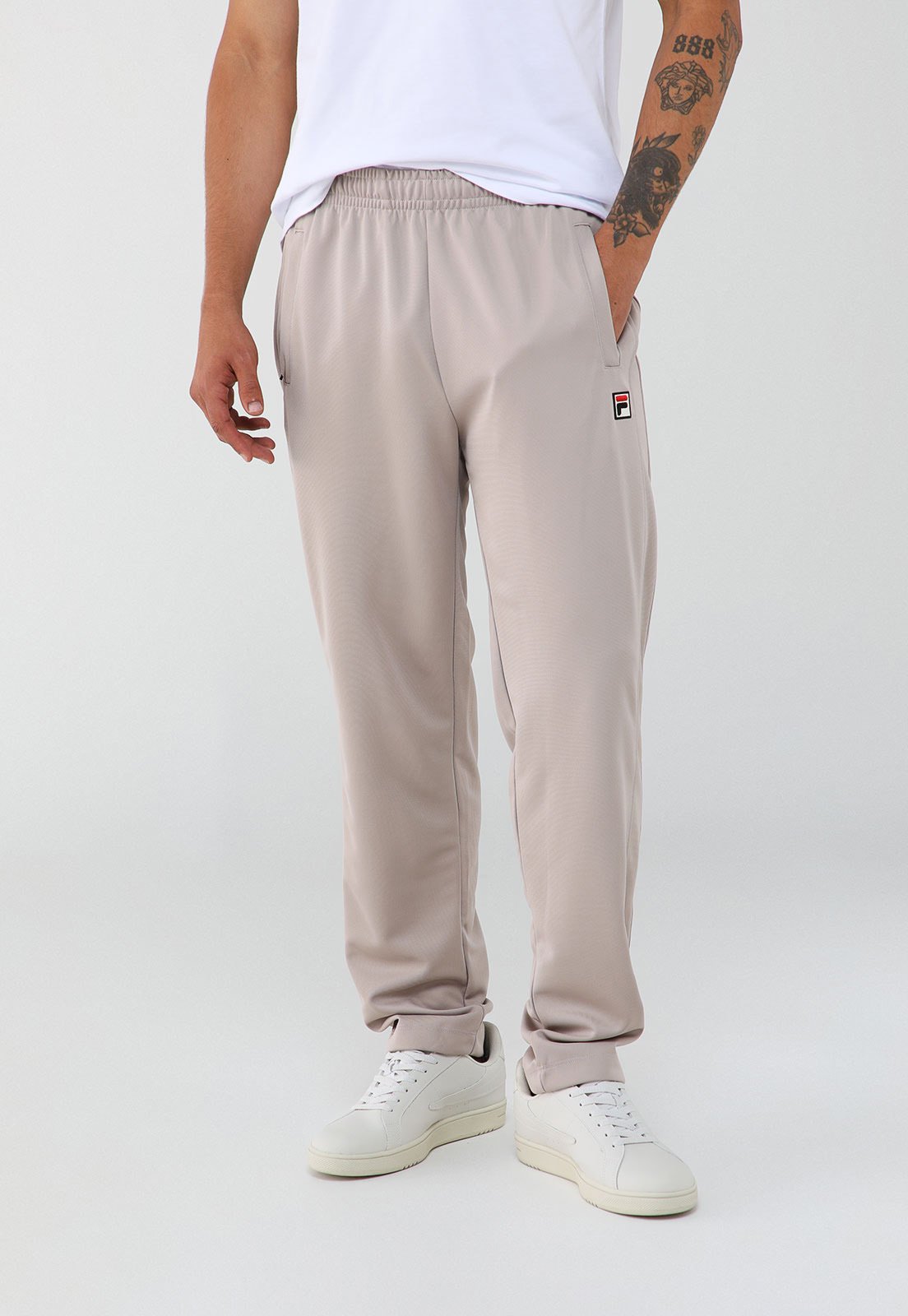 Calça Masculina Fila Heritage Letter Bege