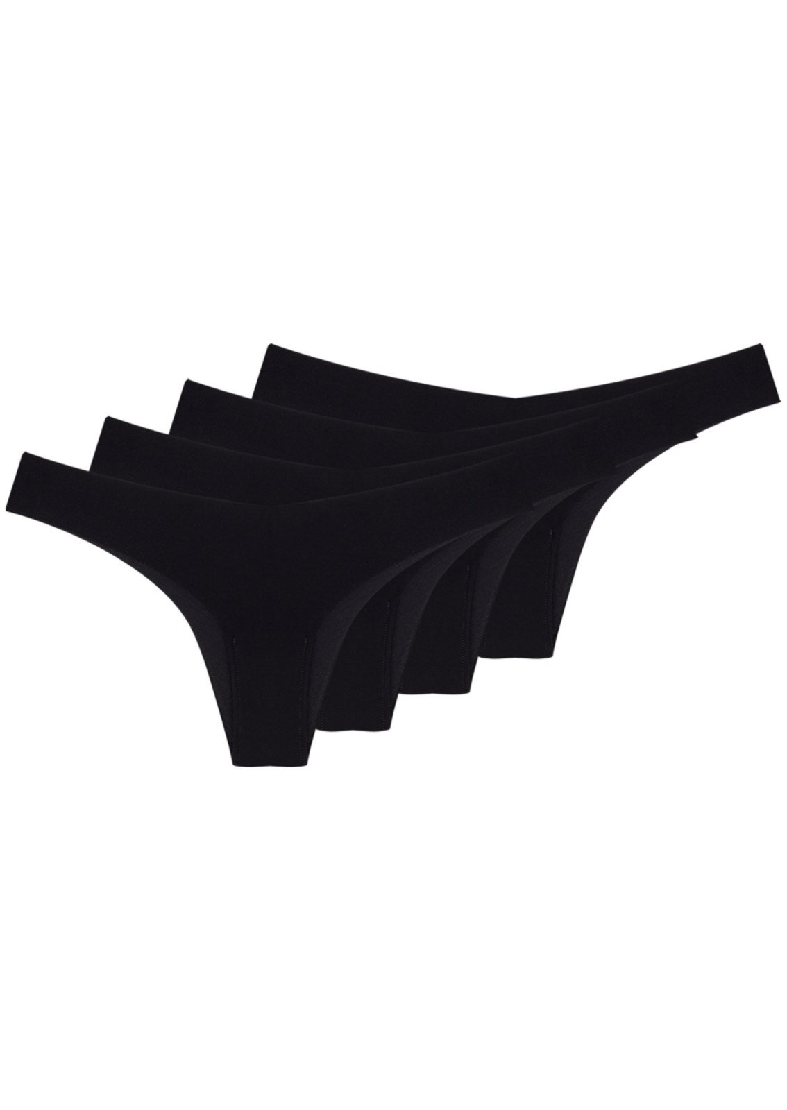 Kit com 4 Calcinhas Biquíni Hope 34850 Preto