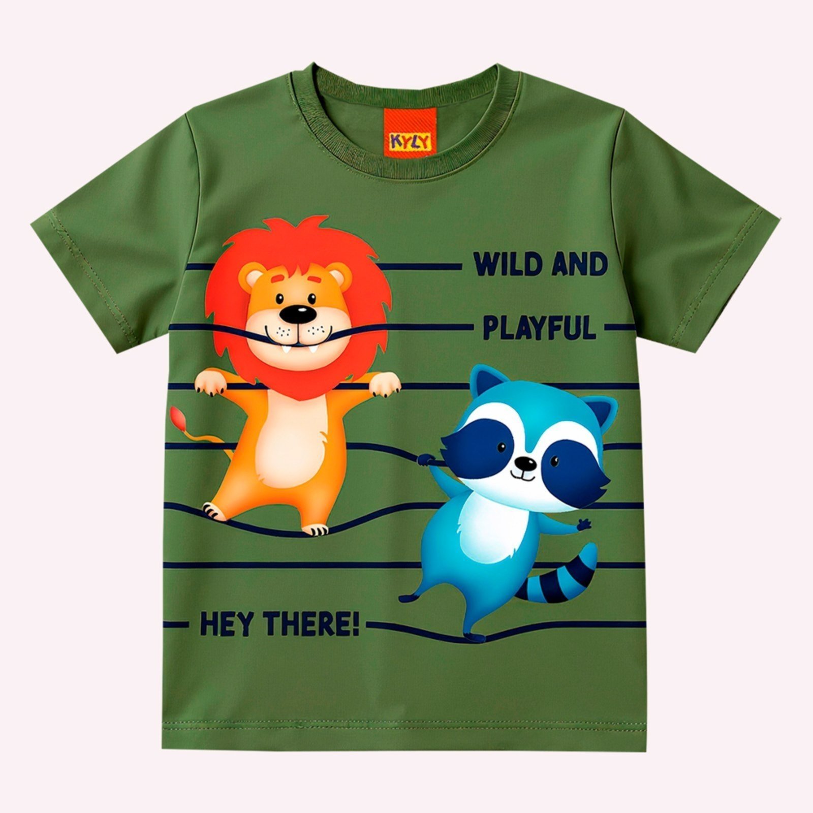 Infantil - Camiseta Menino Bichinhos Kyly