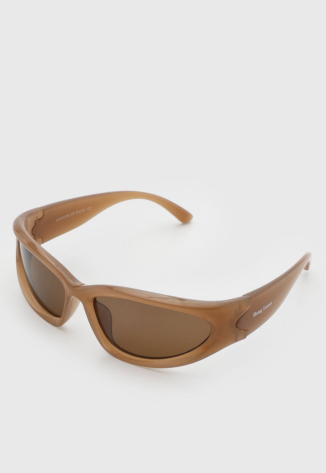 Óculos de Sol Hang Loose Acetato UV 400 Marrom