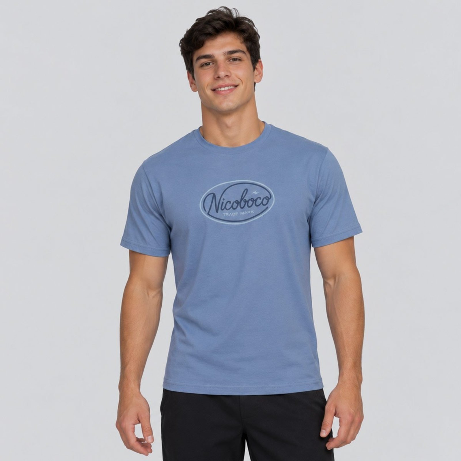 Camiseta Nicoboco Lost Azul