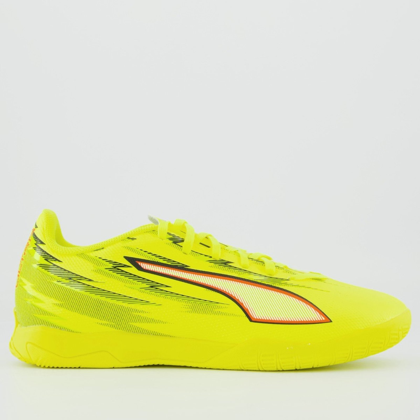 Chuteira Puma Ultra 6 Play IT Futsal Verde e Preta